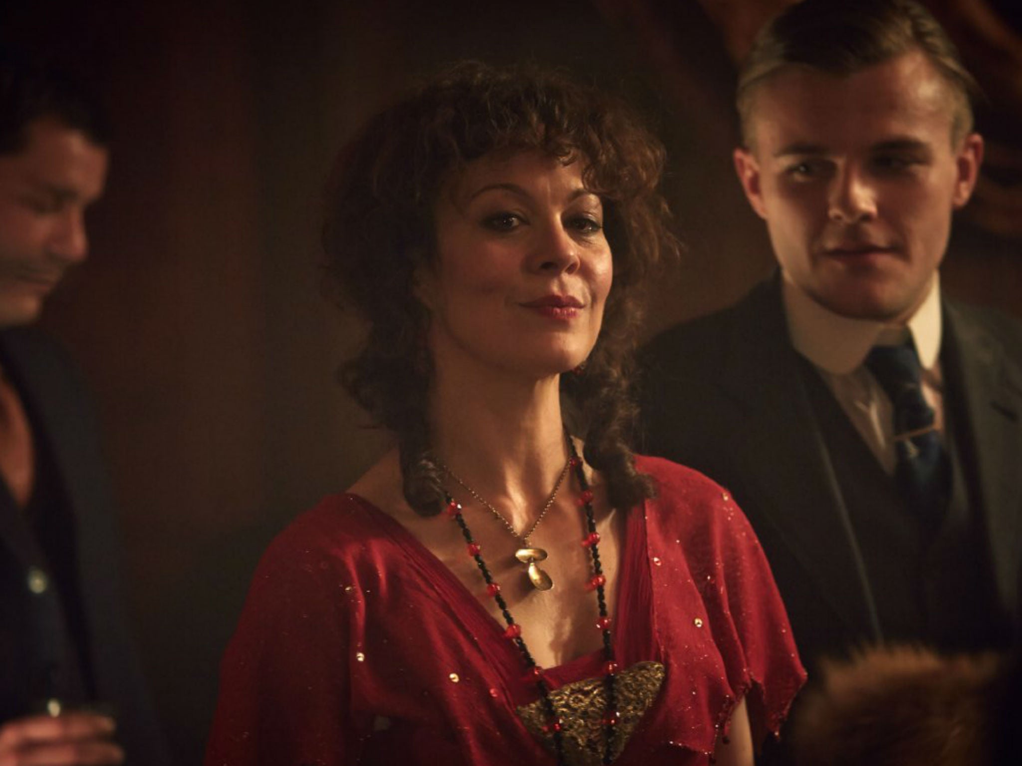 Helen McCrory rules the unruly roost as Polly Shelby in Peaky Blinders