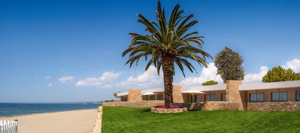 A beachfront bungalow suite