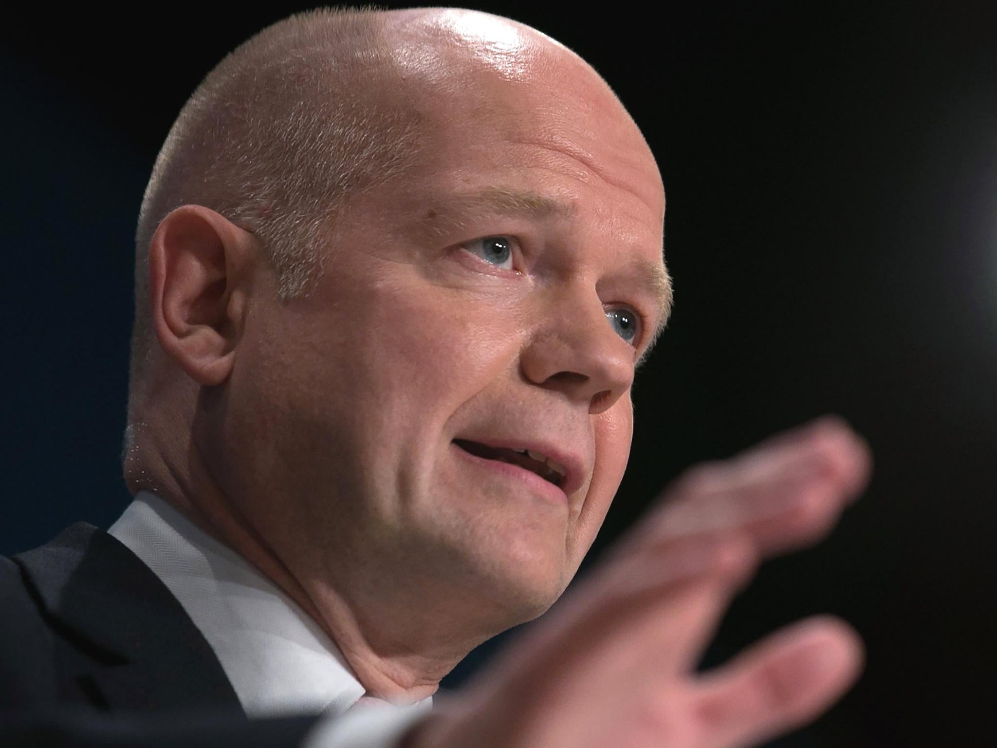 Lord Hague is going to Downing Street for talks with the Prime Minister