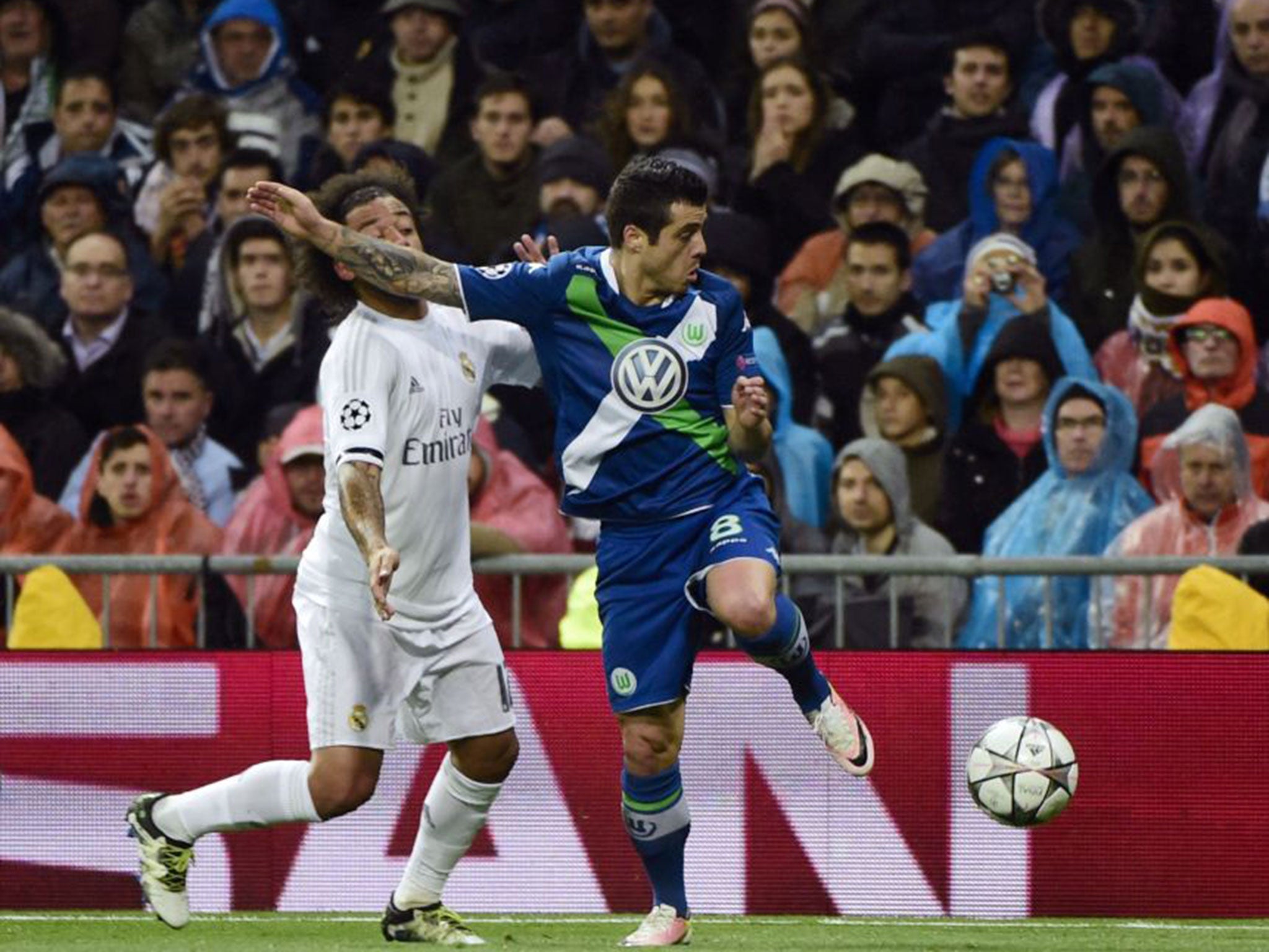 Marcelo is struck across the face