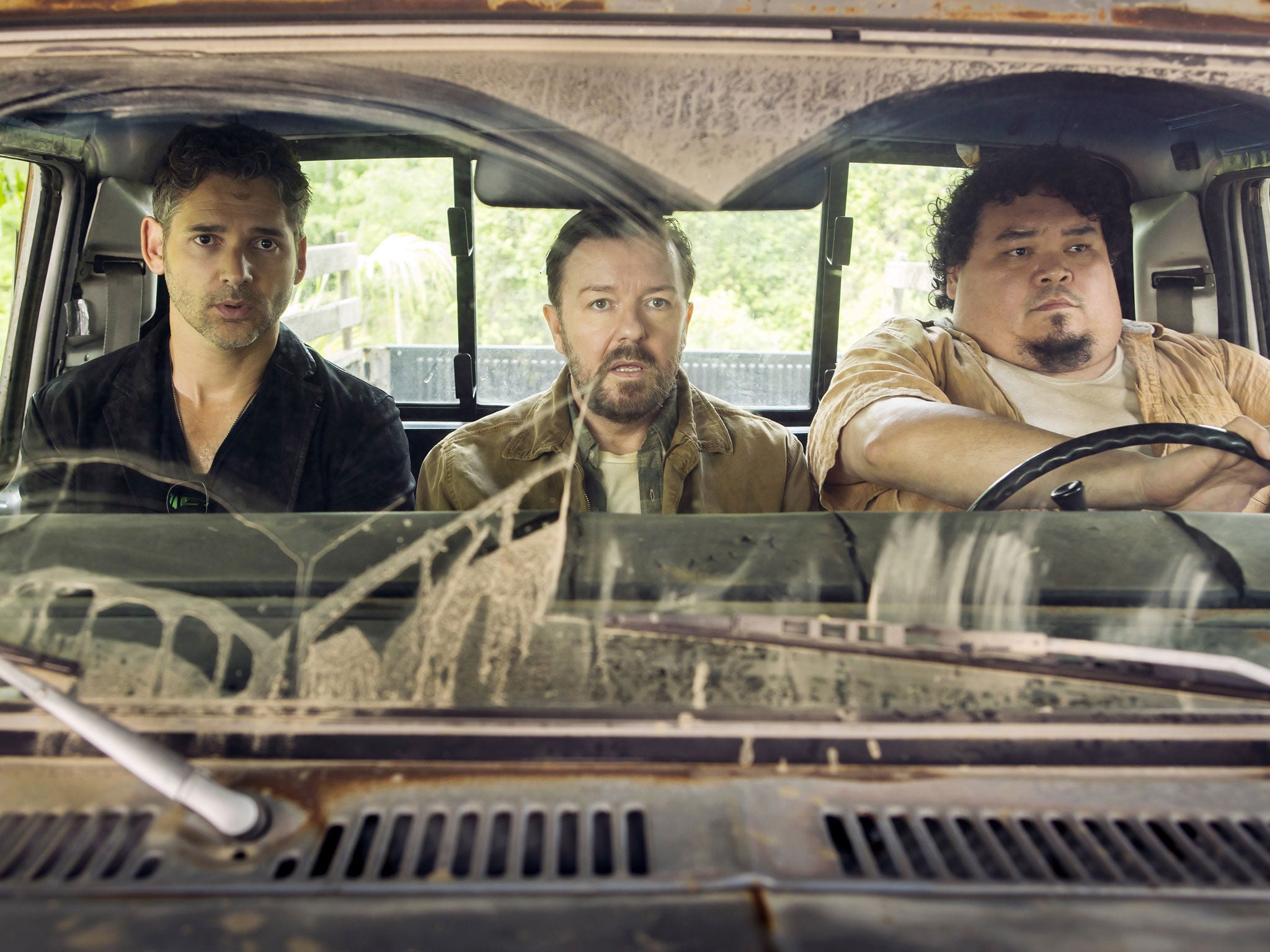 Eric Bana and Ricky Gervais in 2016’s ‘Special Correspondents’