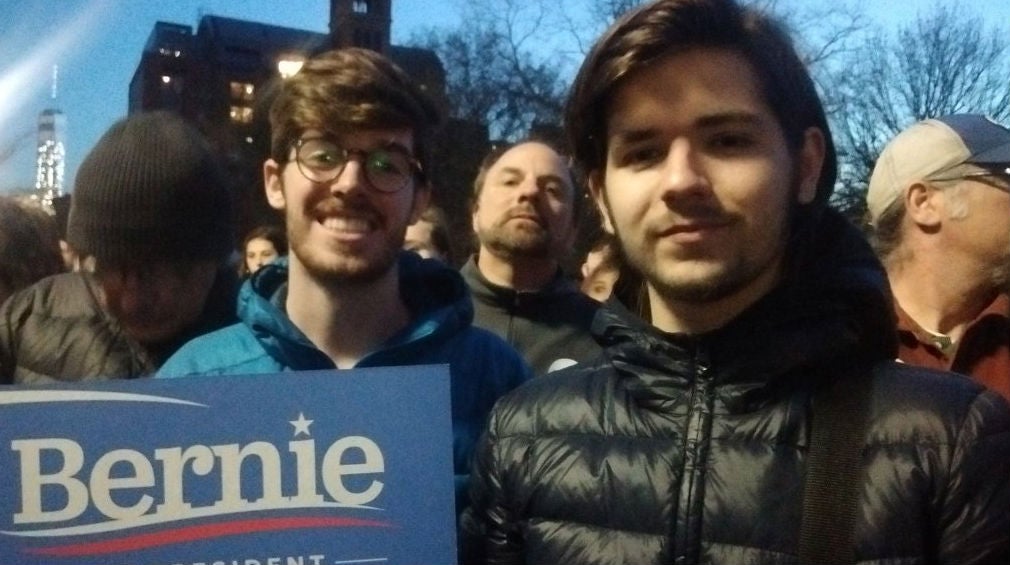 Two NYU students are in favour of the Vermont Senator