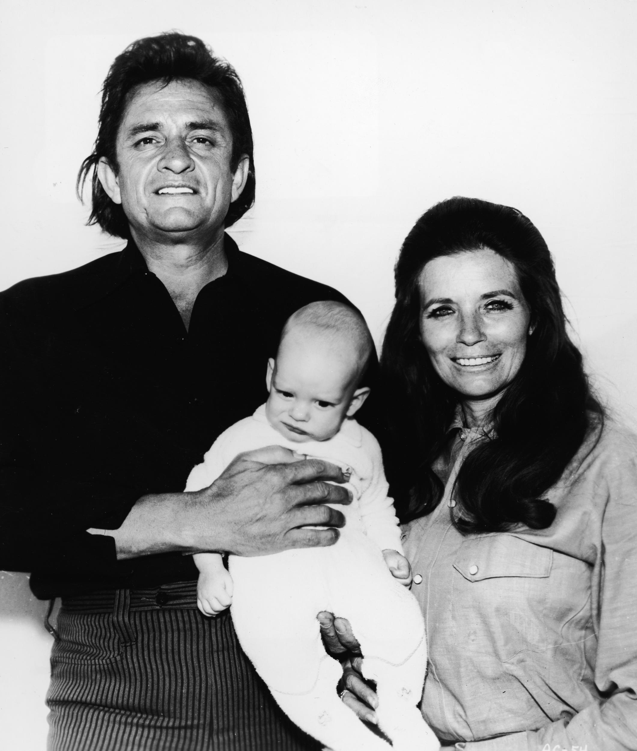 Johnny Cash, John Carter Cash and June Carter Cash