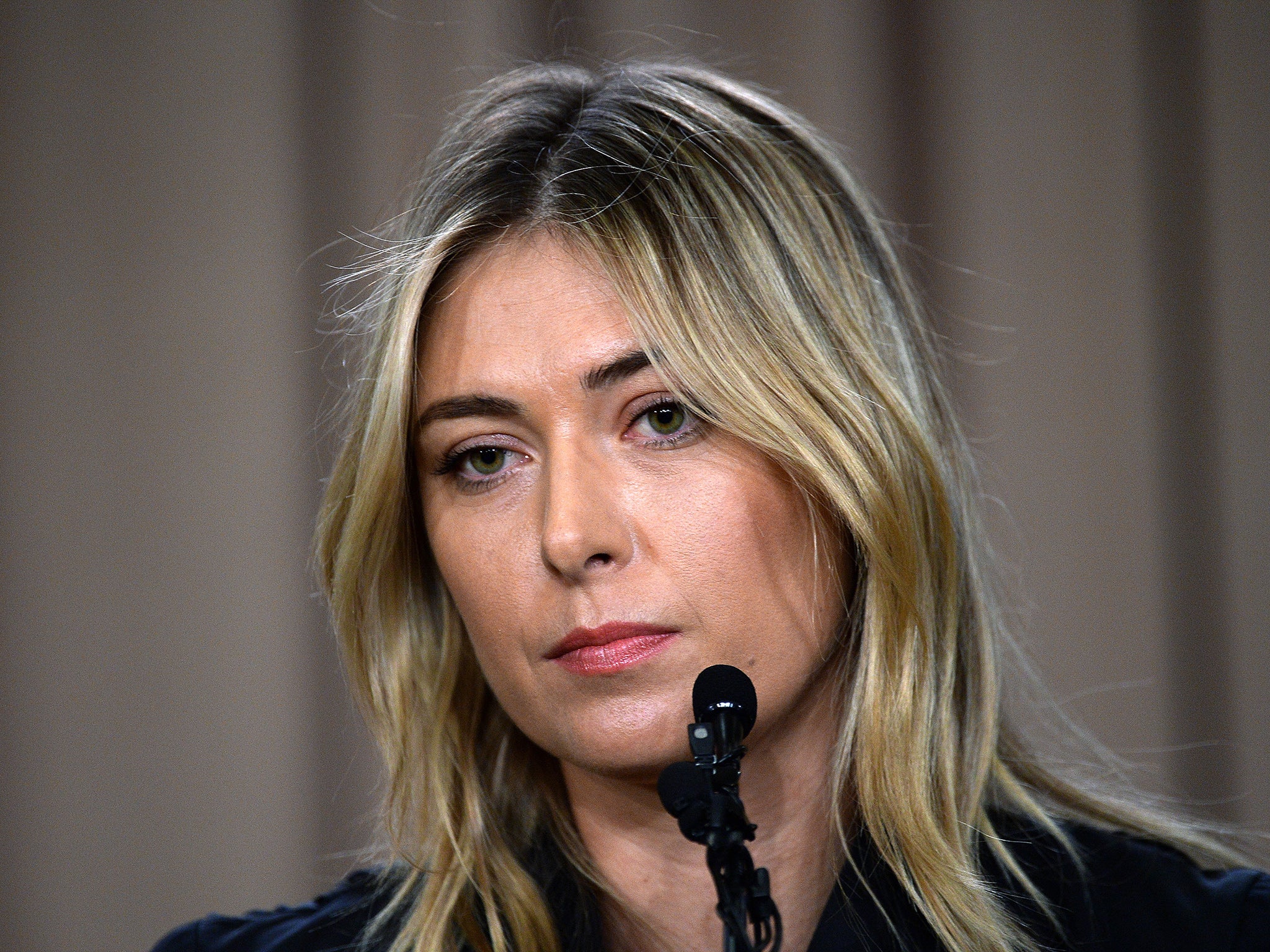 Sharapova tested positive for meldonium at this year's Australian Open