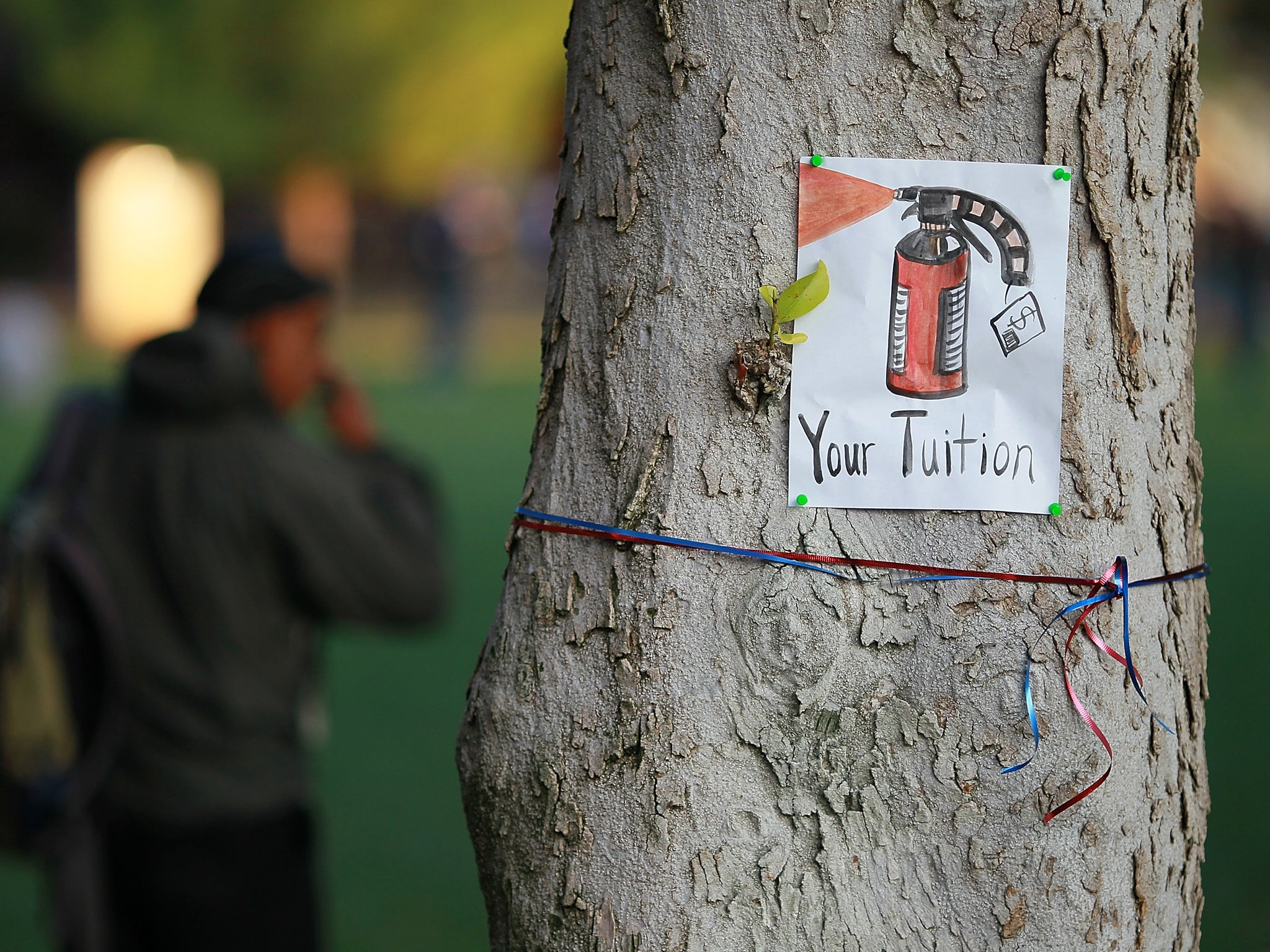 UC Davis students protest pepper-spray incident in 2011 Justin Sullivan/Getty