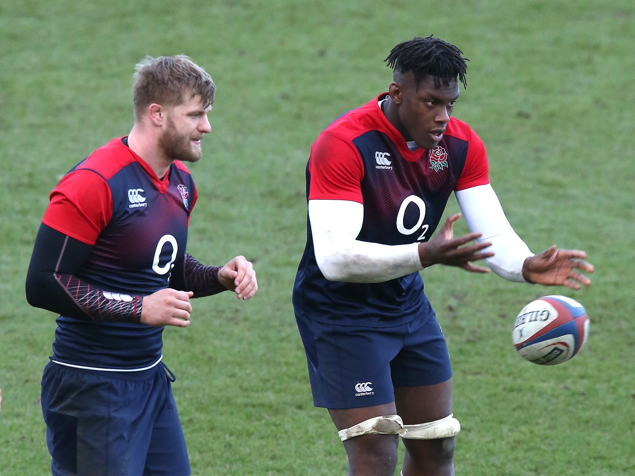 &#13;
Maro Itoje misses the match after signing a new contract this week &#13;