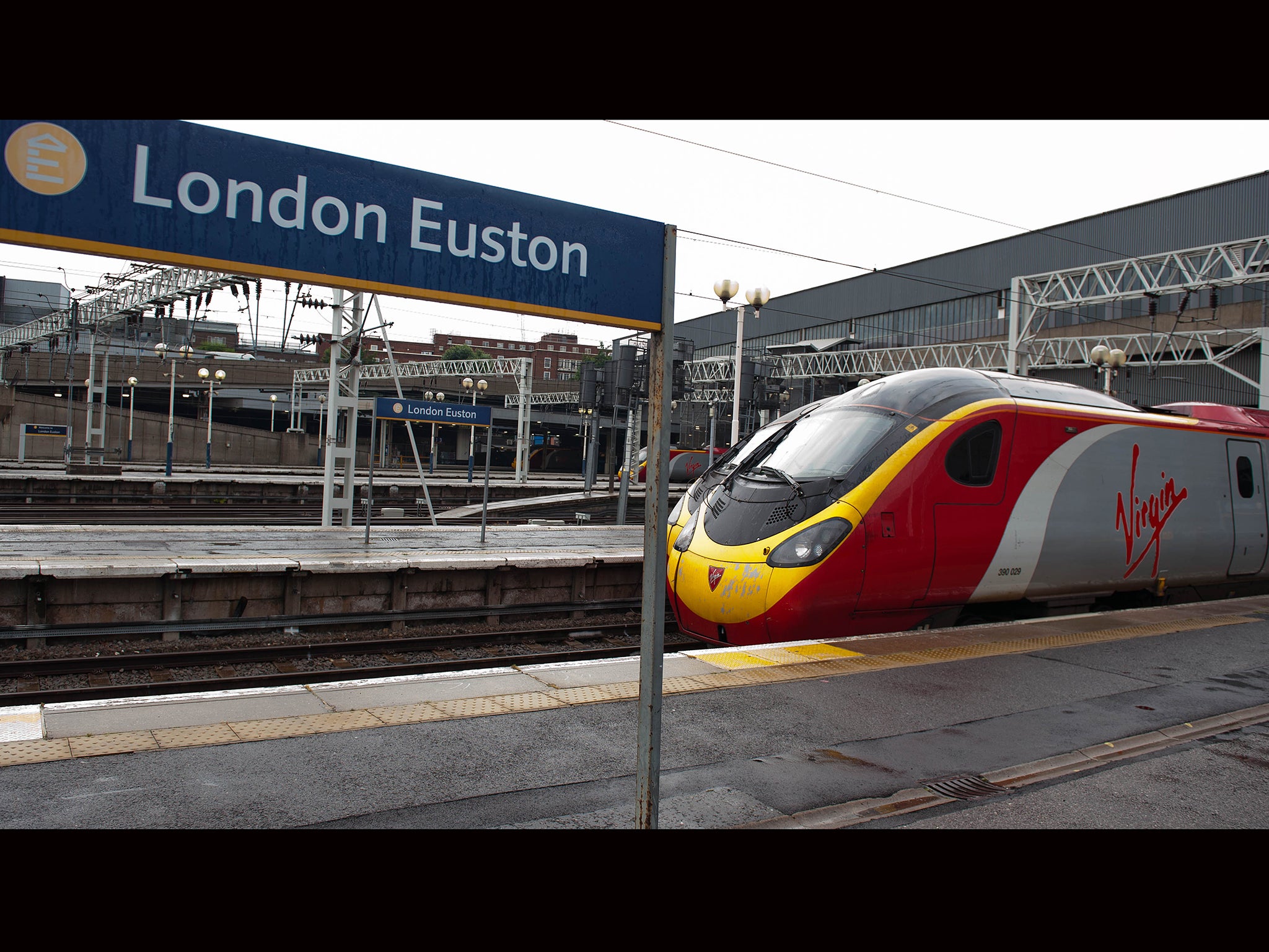 A Virgin train from London Euston