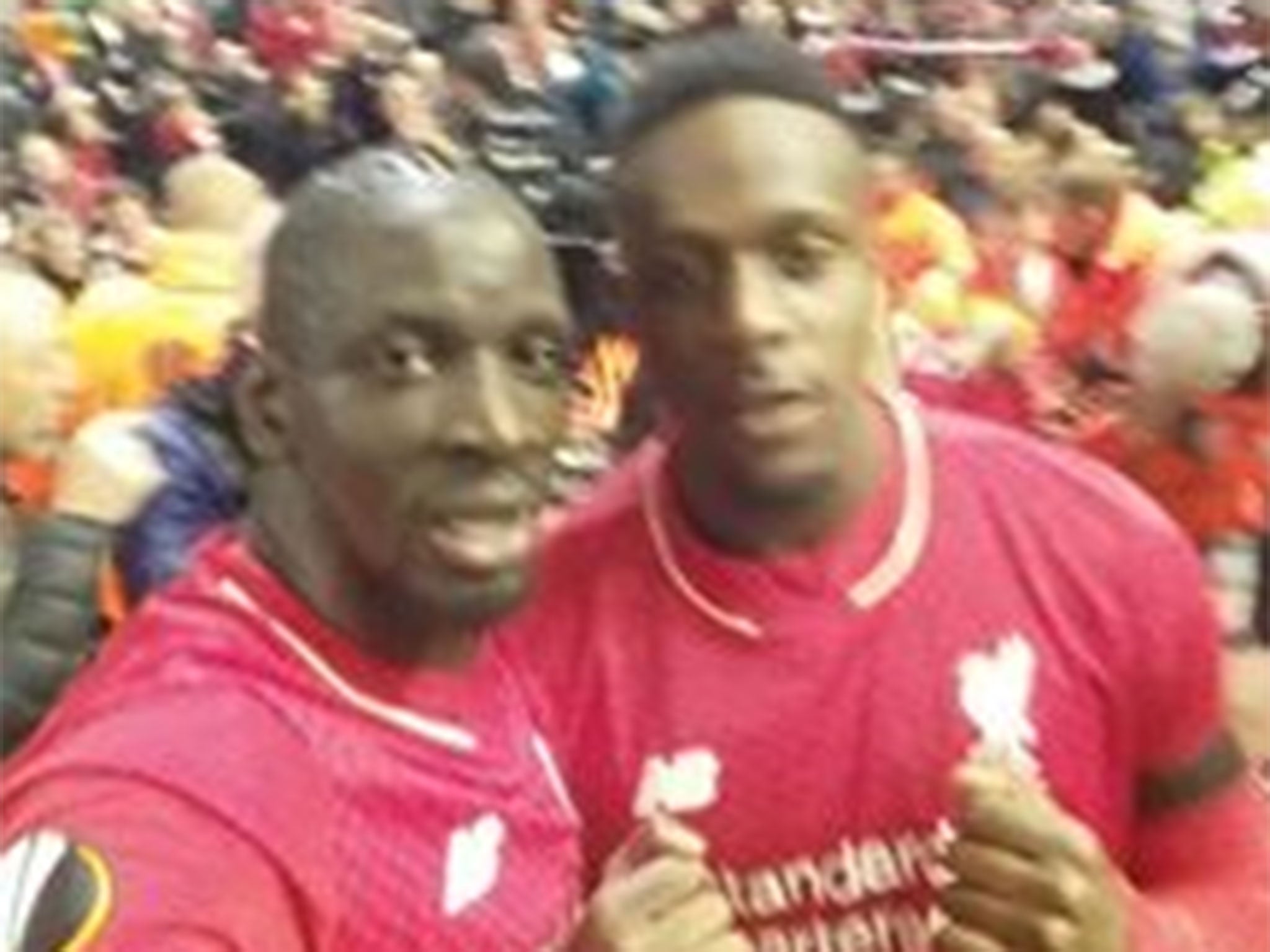 Mohamed Sakho and Divock Origi take a selfie