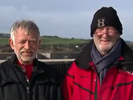 Steve Shapiro (R) and his crew mate Bob Weise (L)