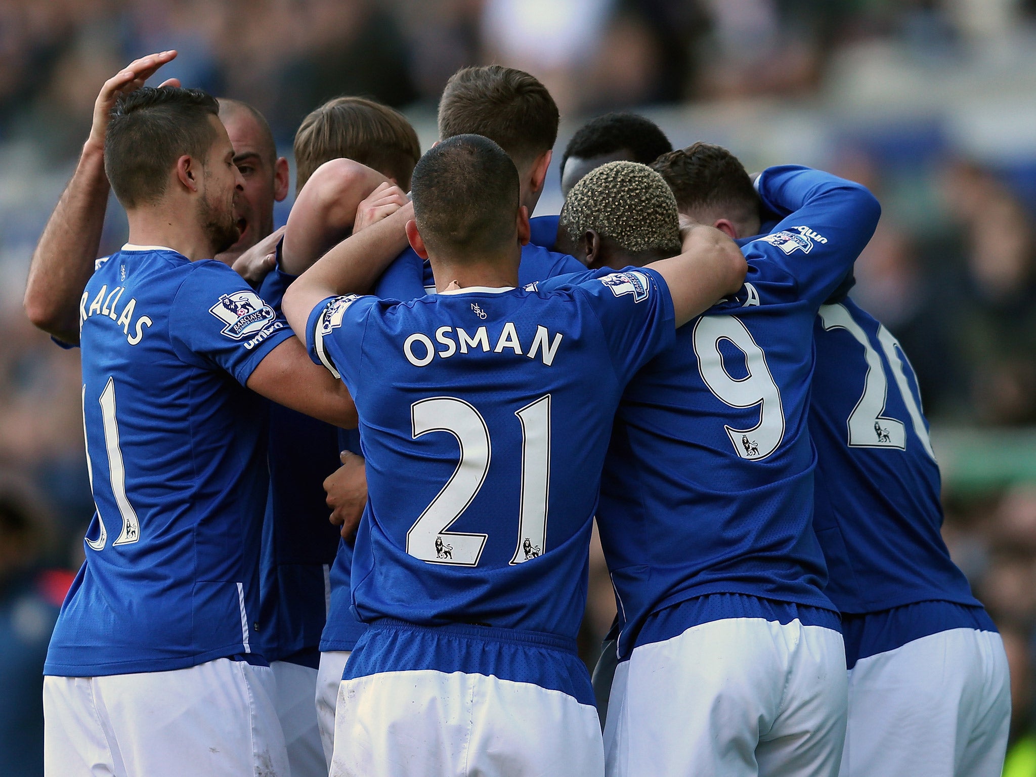 Everton's celebrations were short lived after Funes Mori scored only for Mane to equalise minutes later