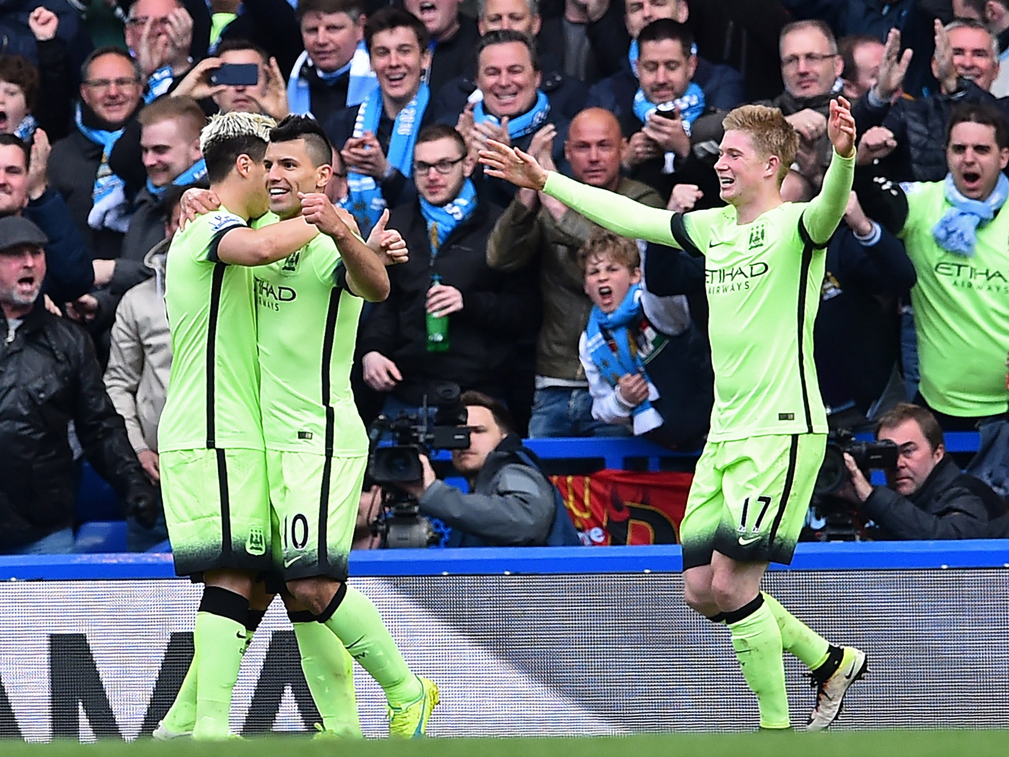 
Sergio Aguero scored a hat-trick against Chelsea last weekend 