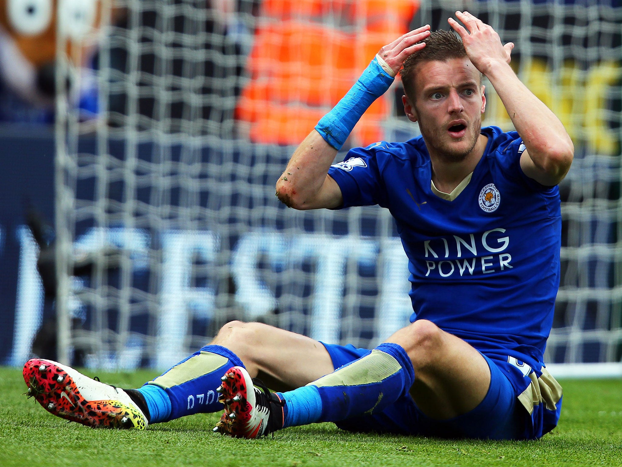 Leicester City striker Jamie Vardy (EPA)