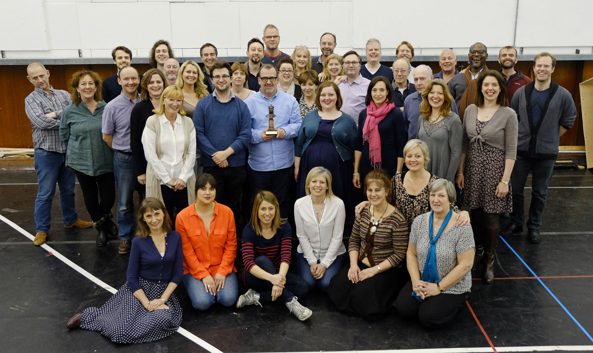 ENO Chorus with their Olivier Award