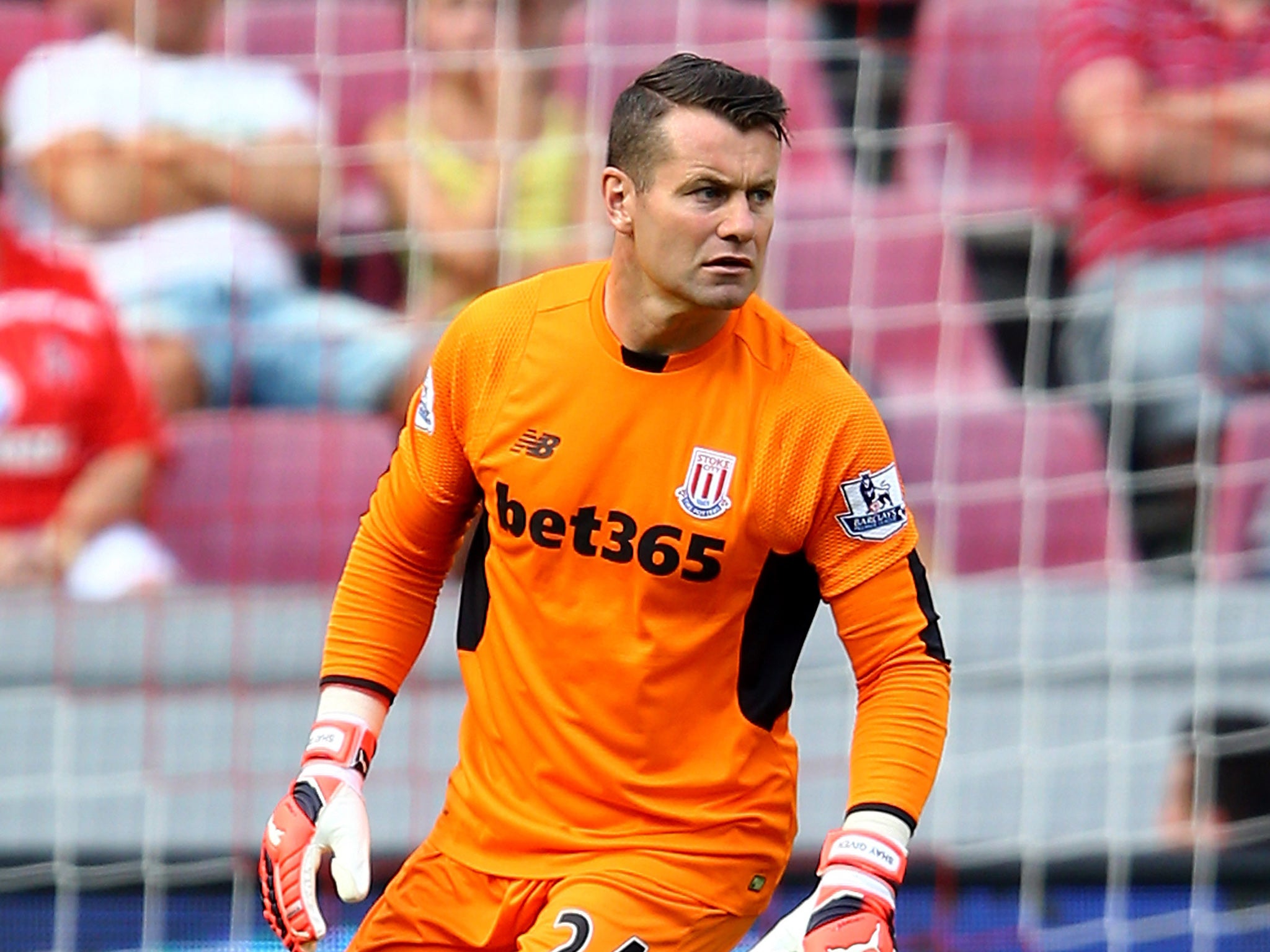 Stoke City goalkeeper Shay Given