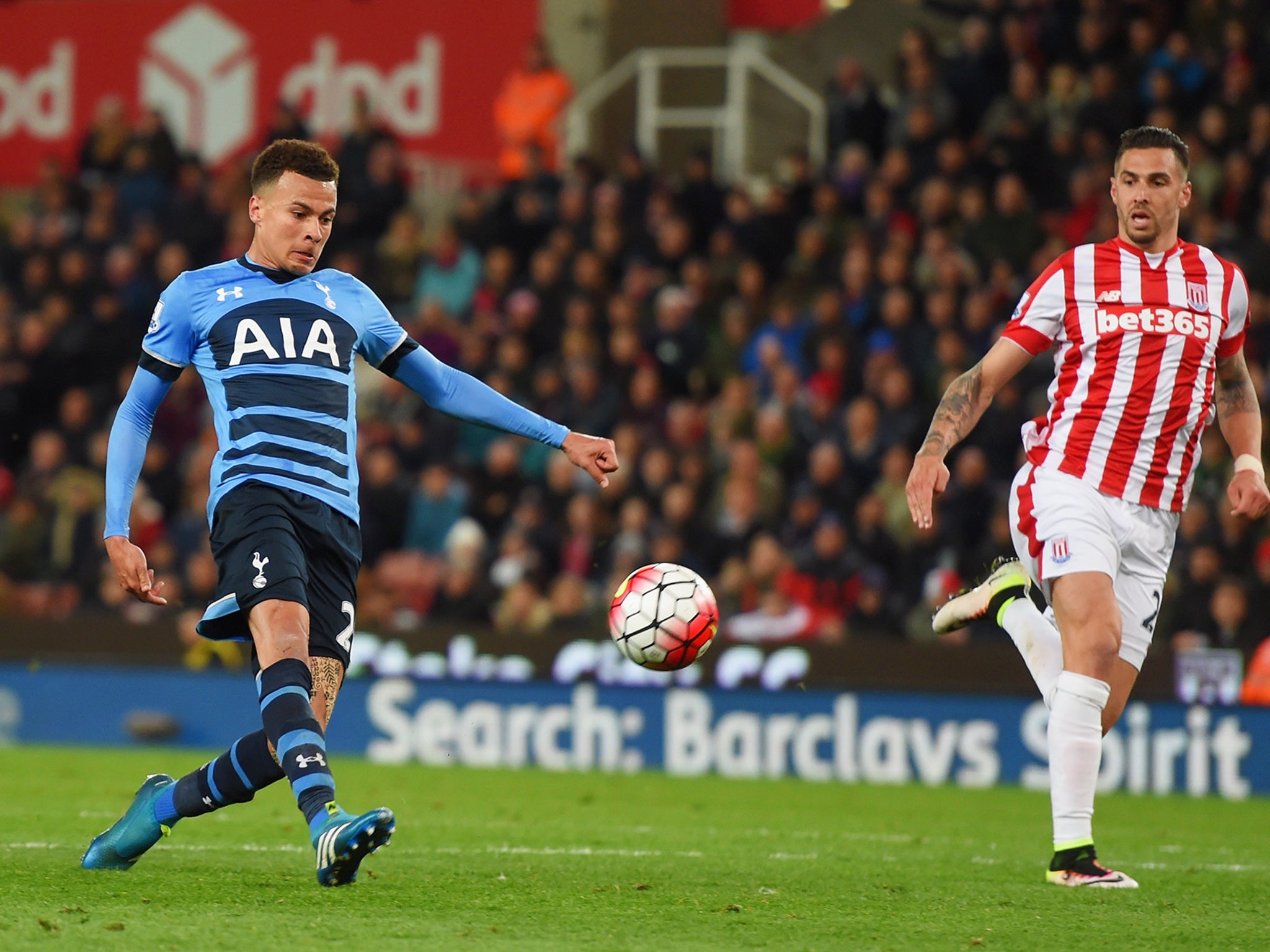 Alli pounced to double his side's lead