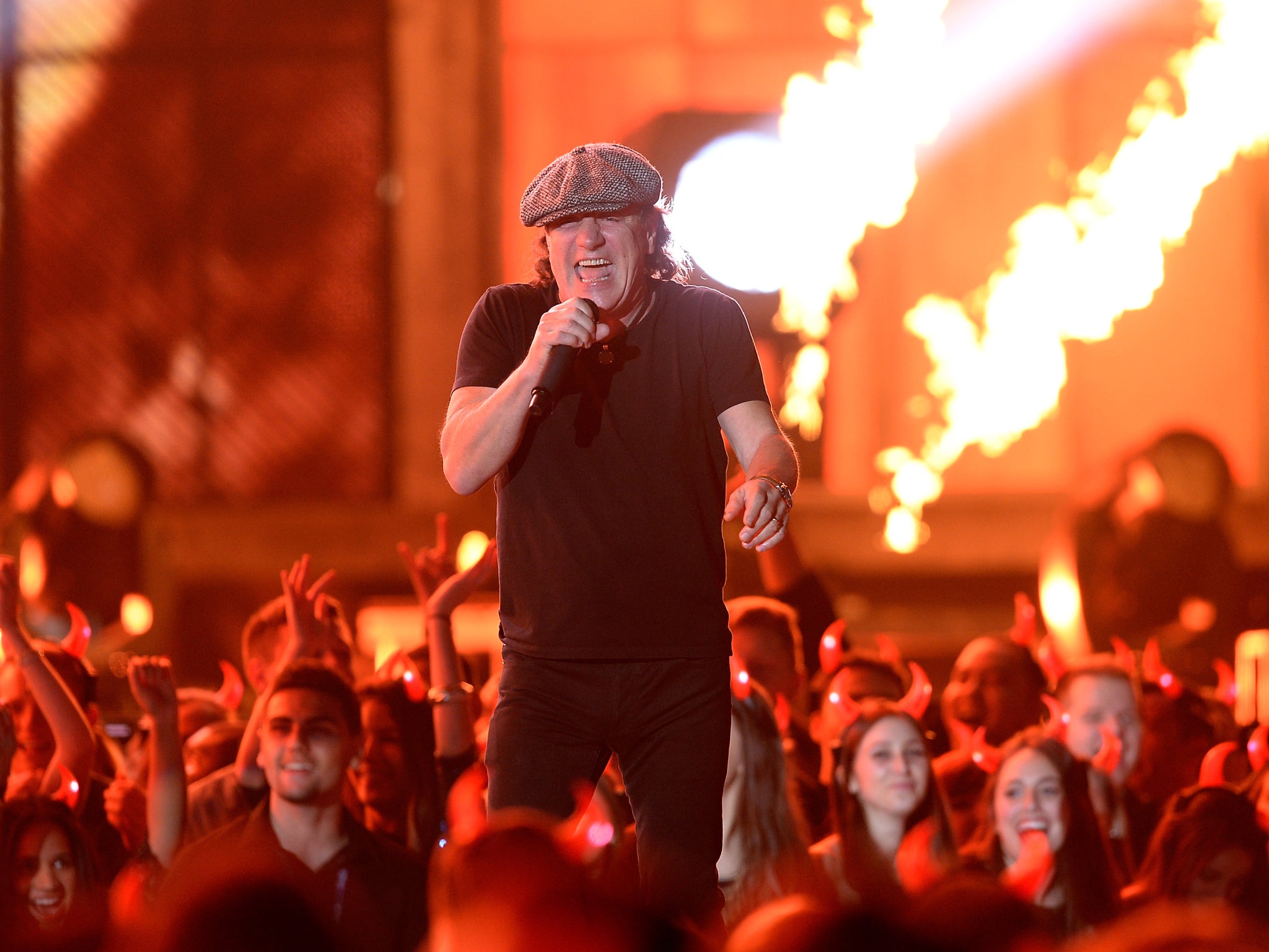 Brian Johnson was reportedly pictured on a video shoot with AC/DC