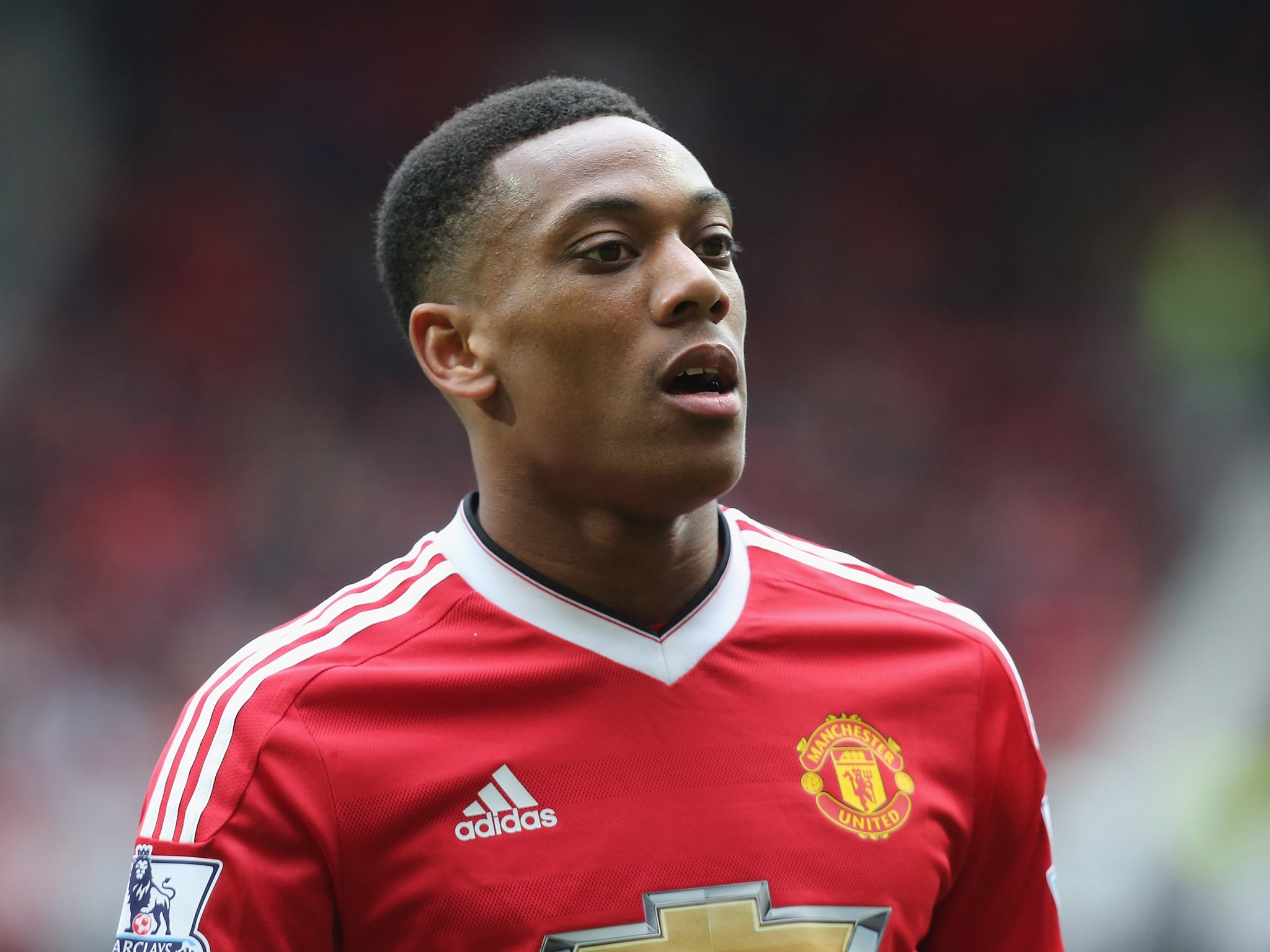 &#13;
Manchester United forward Anthony Martial has been named in the starting line-up for France's match with Albania on Wednesday (Getty)&#13;