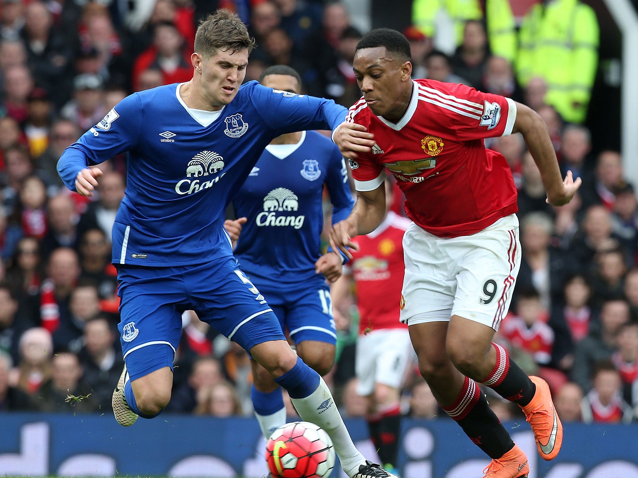 John Stones (left) is wanted by incoming Chelsea manager Antonio Conte