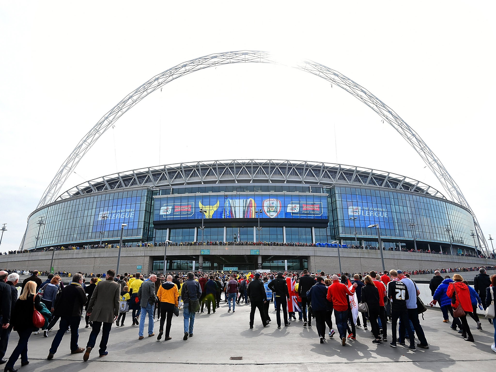 A general view of Wembley Stadium