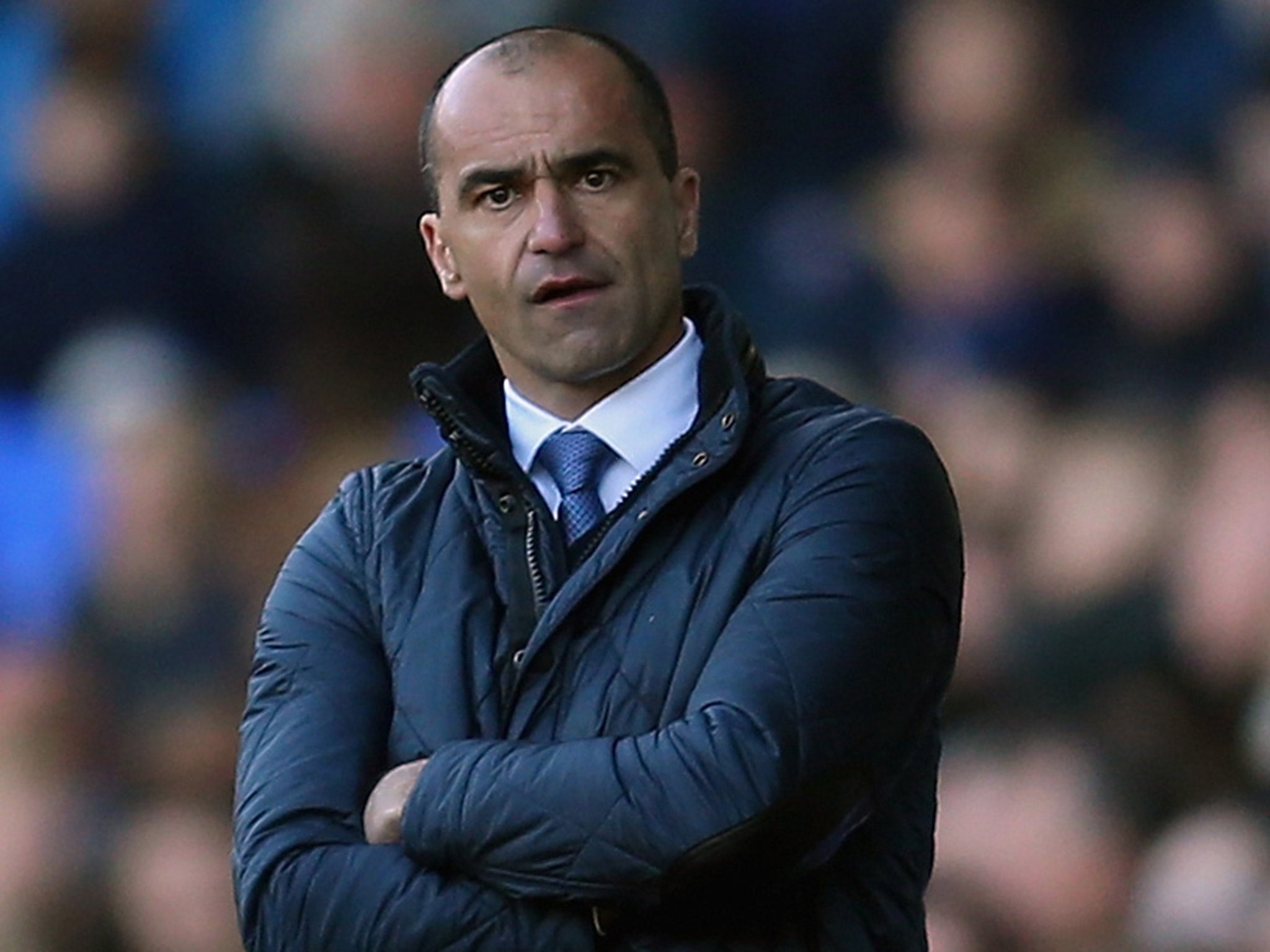 Everton manager Roberto Martinez