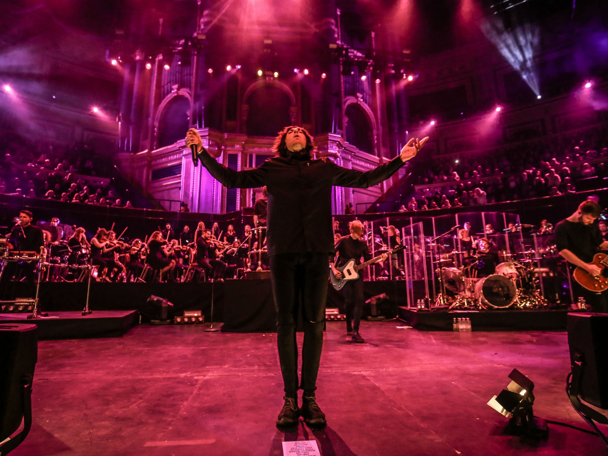 Commanding with Northern swagger: Bring Me the Horizon's Oli Sykes at the Royal Albert Hall