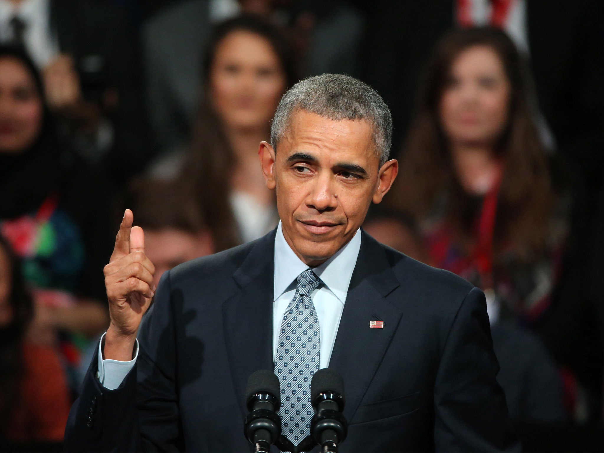 President Obama at the end of his three-day visit to the UK