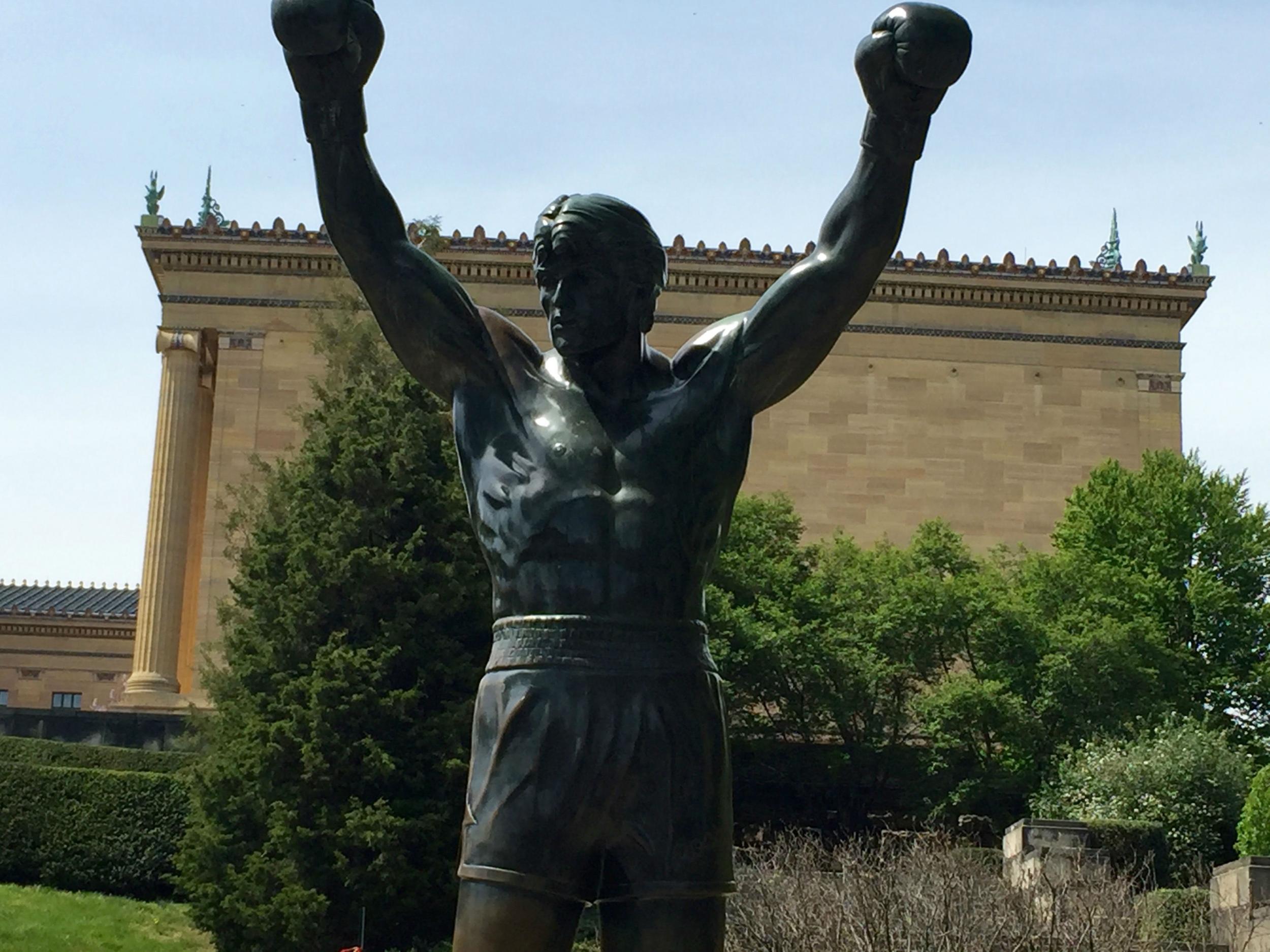 Tourists still flock to where the scene in 'Rocky' was filmed (Andrew Buncombe )