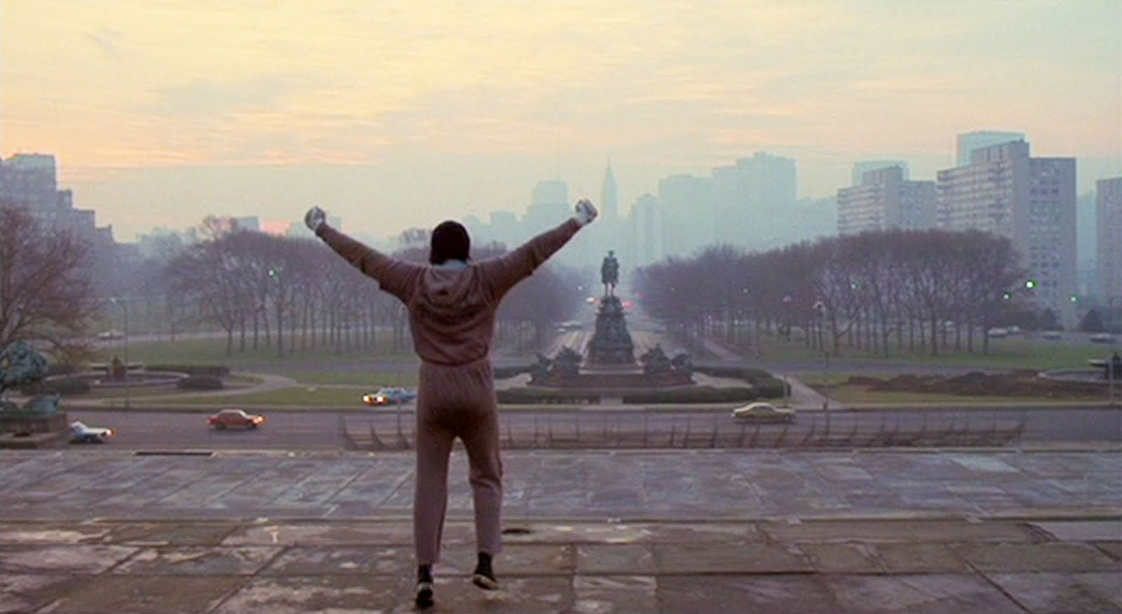 Tourists still run up the steps where 'Rocky' was filmed