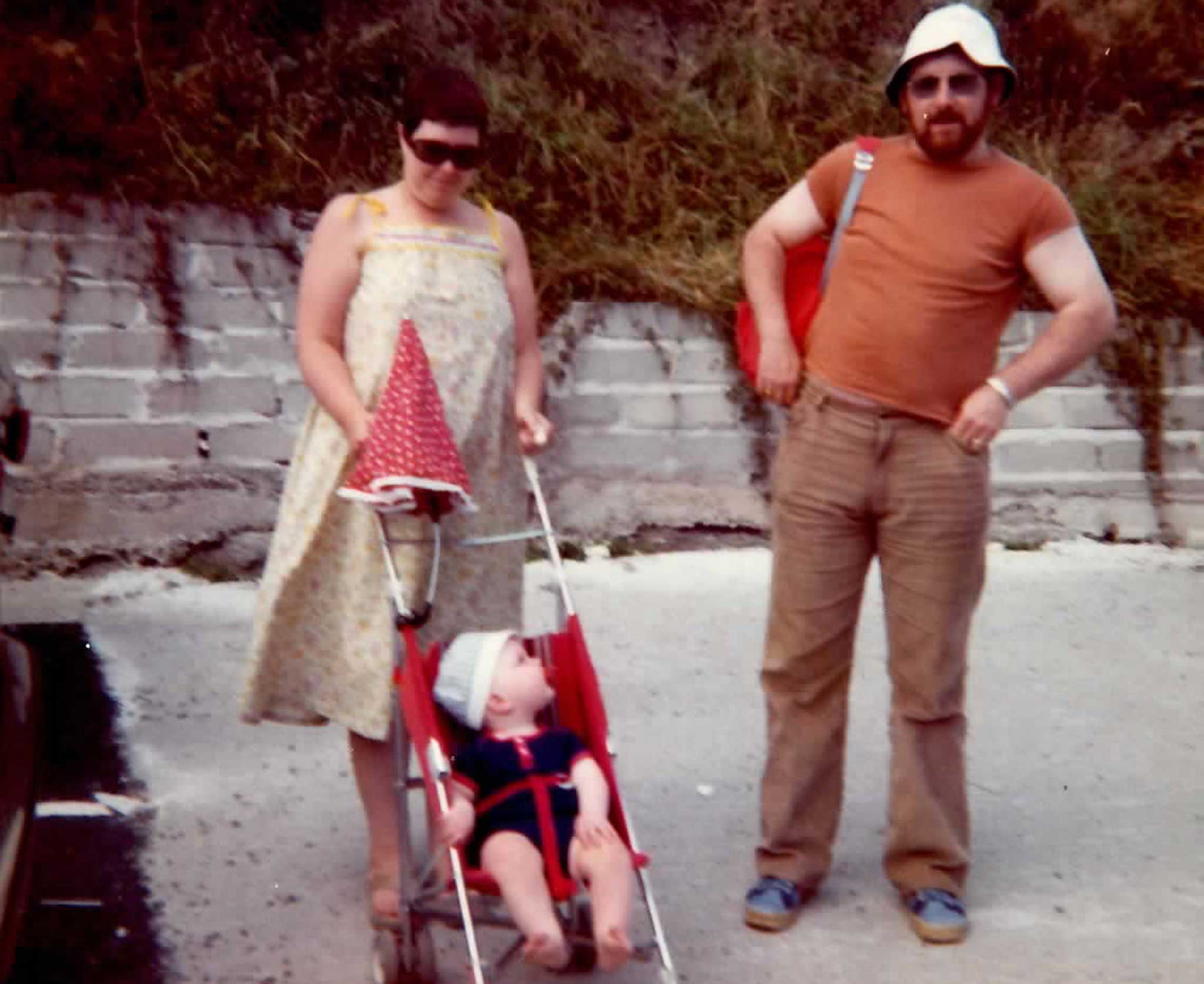 Arthur Horrocks and wife Susan with Jamie