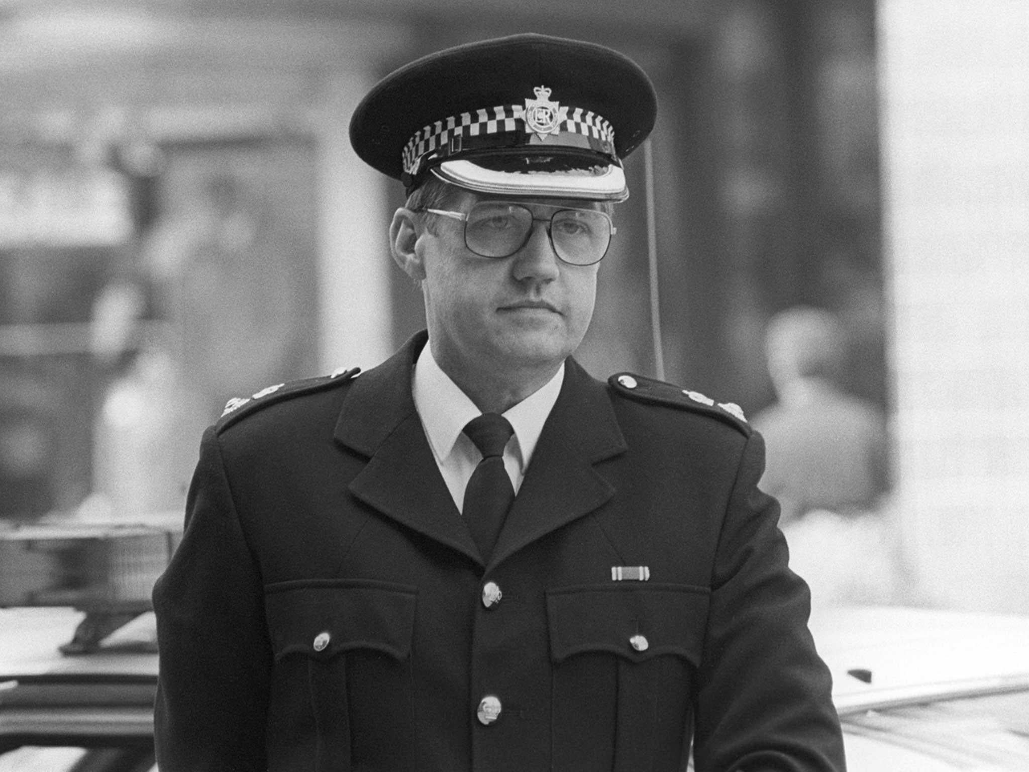 Former chief superintendent David Duckenfield in 1989 ()