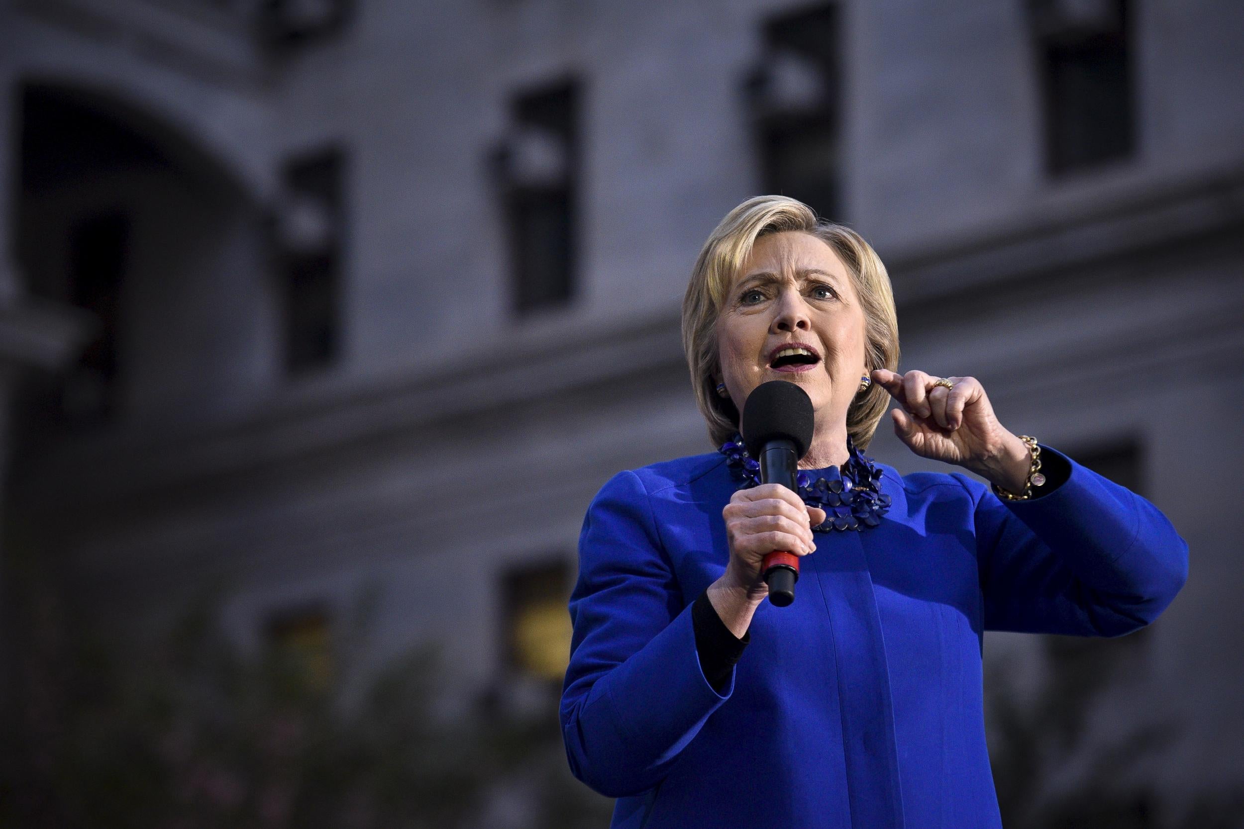 Hillary does her thing in Philadelphia.