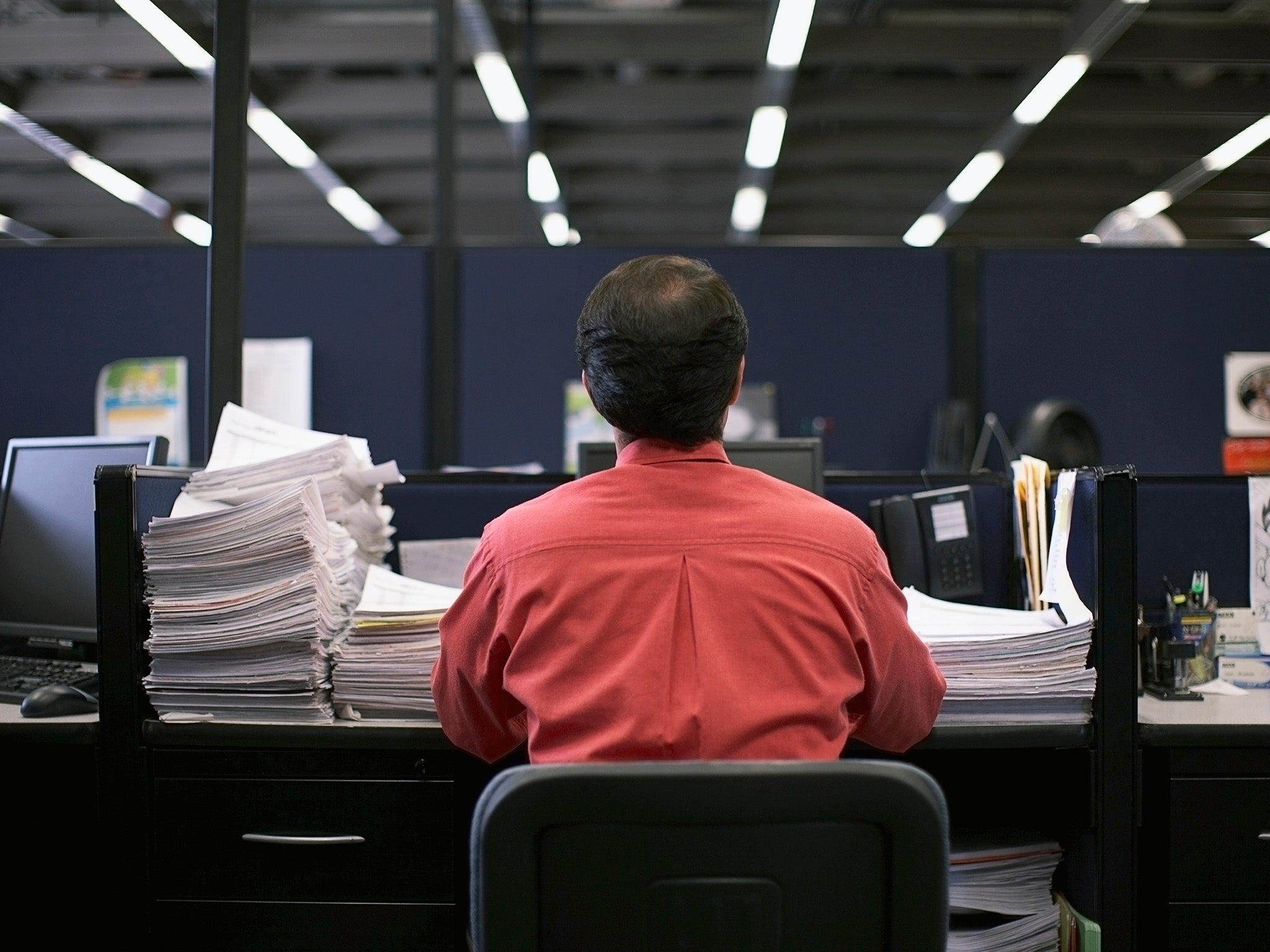 A night shift worker