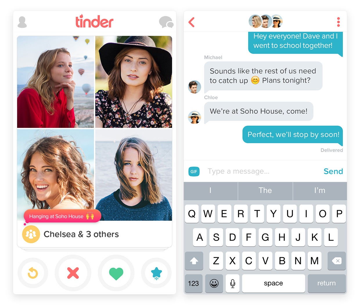 The feature as it appears to Tinder users