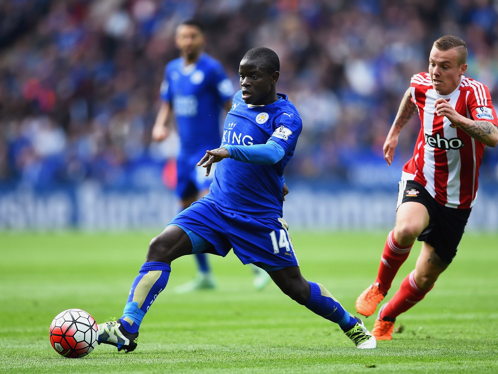 N'Golo Kante consistently caught the eye in his debut season with Leicester City