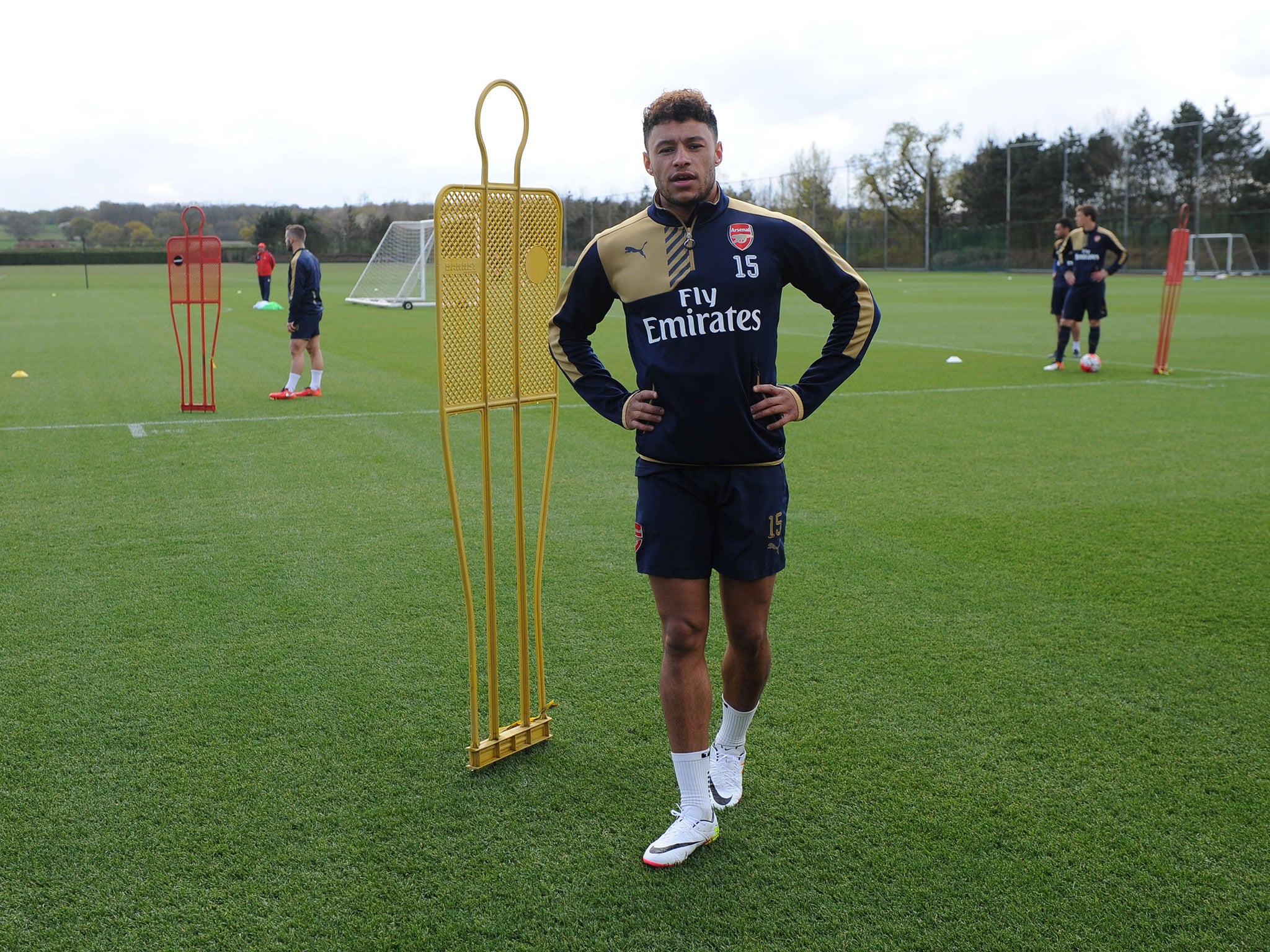 Alex Oxlade-Chamberlain is back in full training but will not be risked