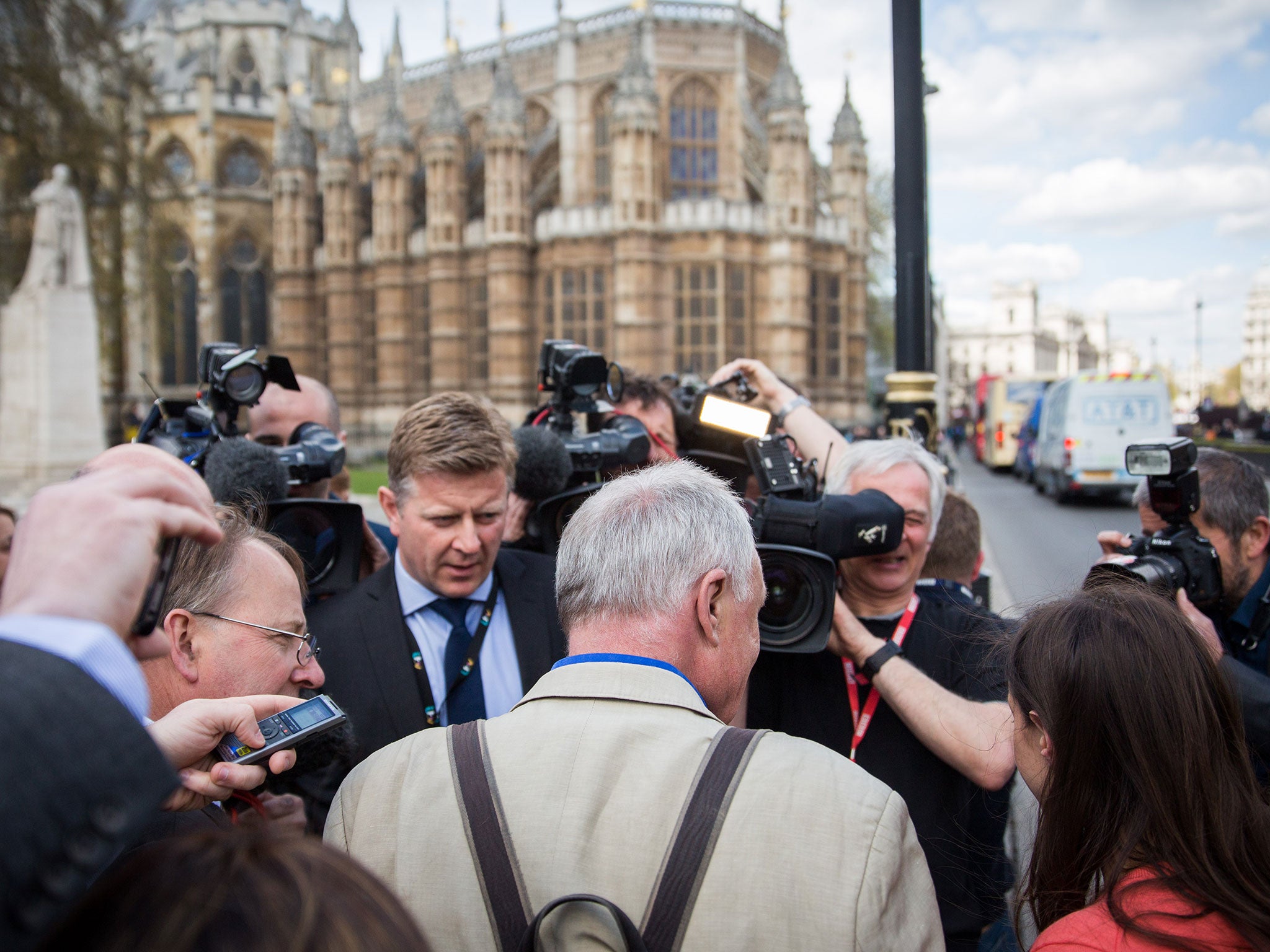 After a day of controversy Ken Livingstone leaves Millbank Labour HQ