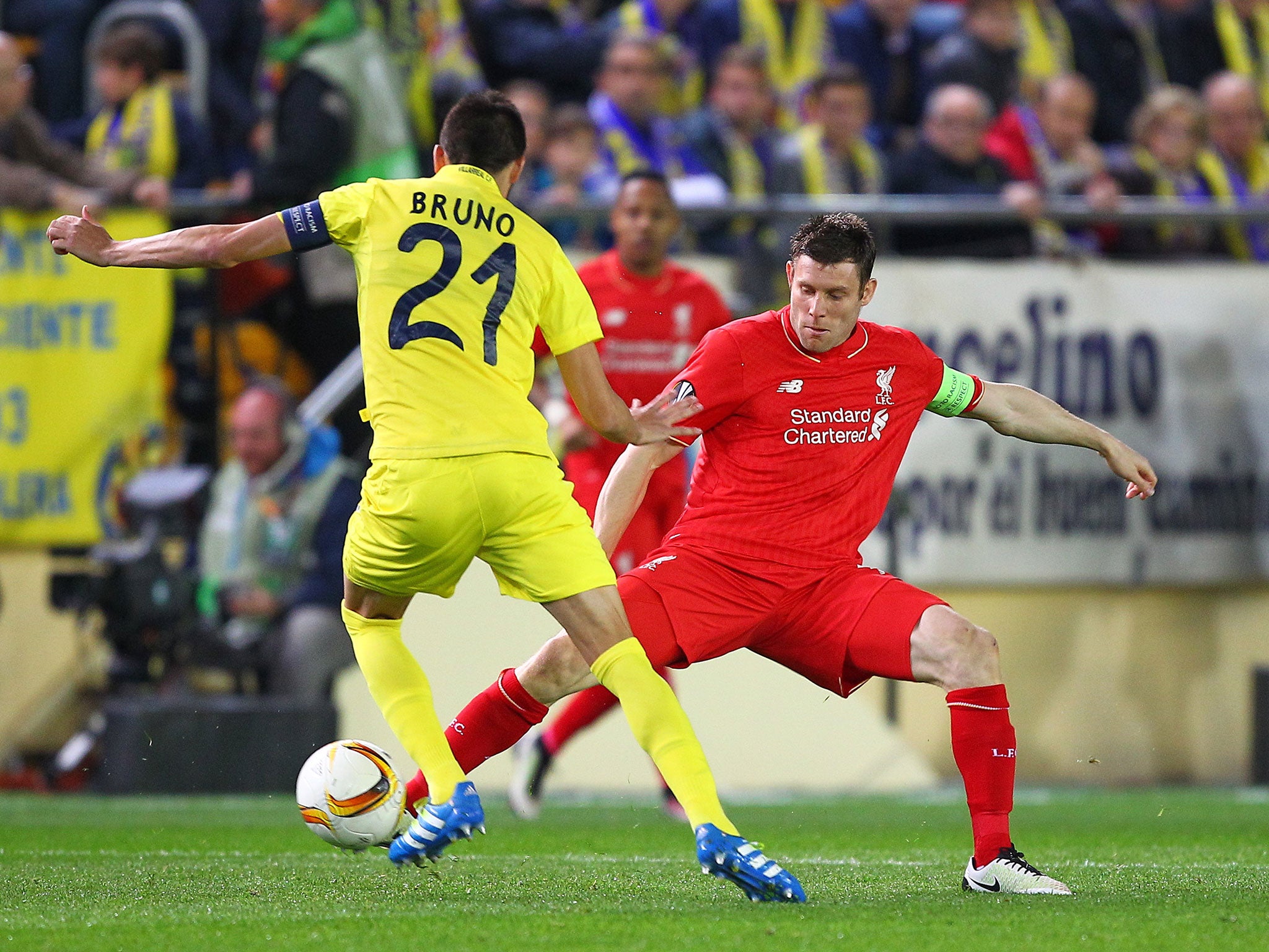 James Milner helped Liverpool overcome Villarreal in the semi-final earlier this month