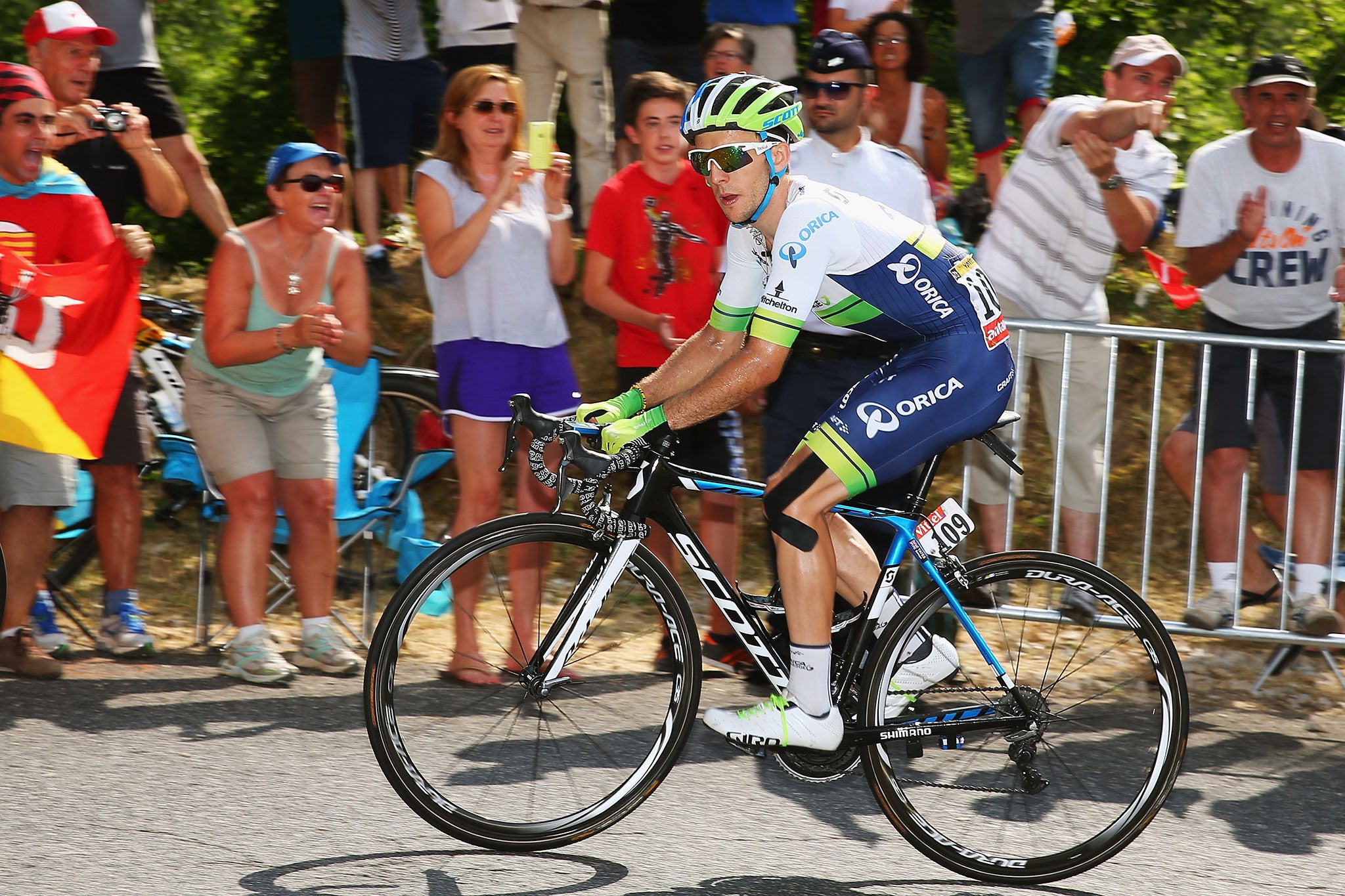 Simon Yates of the Orica GreenEdge team