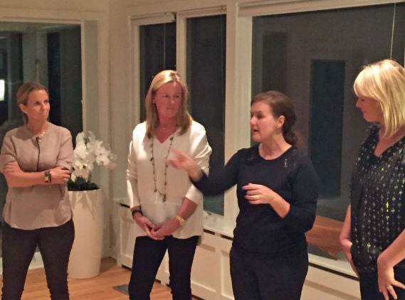 &#13;
From left to right: Kirsten MacDonald, Margaret Anker, Anne Ferguson and Sue Parkin&#13;