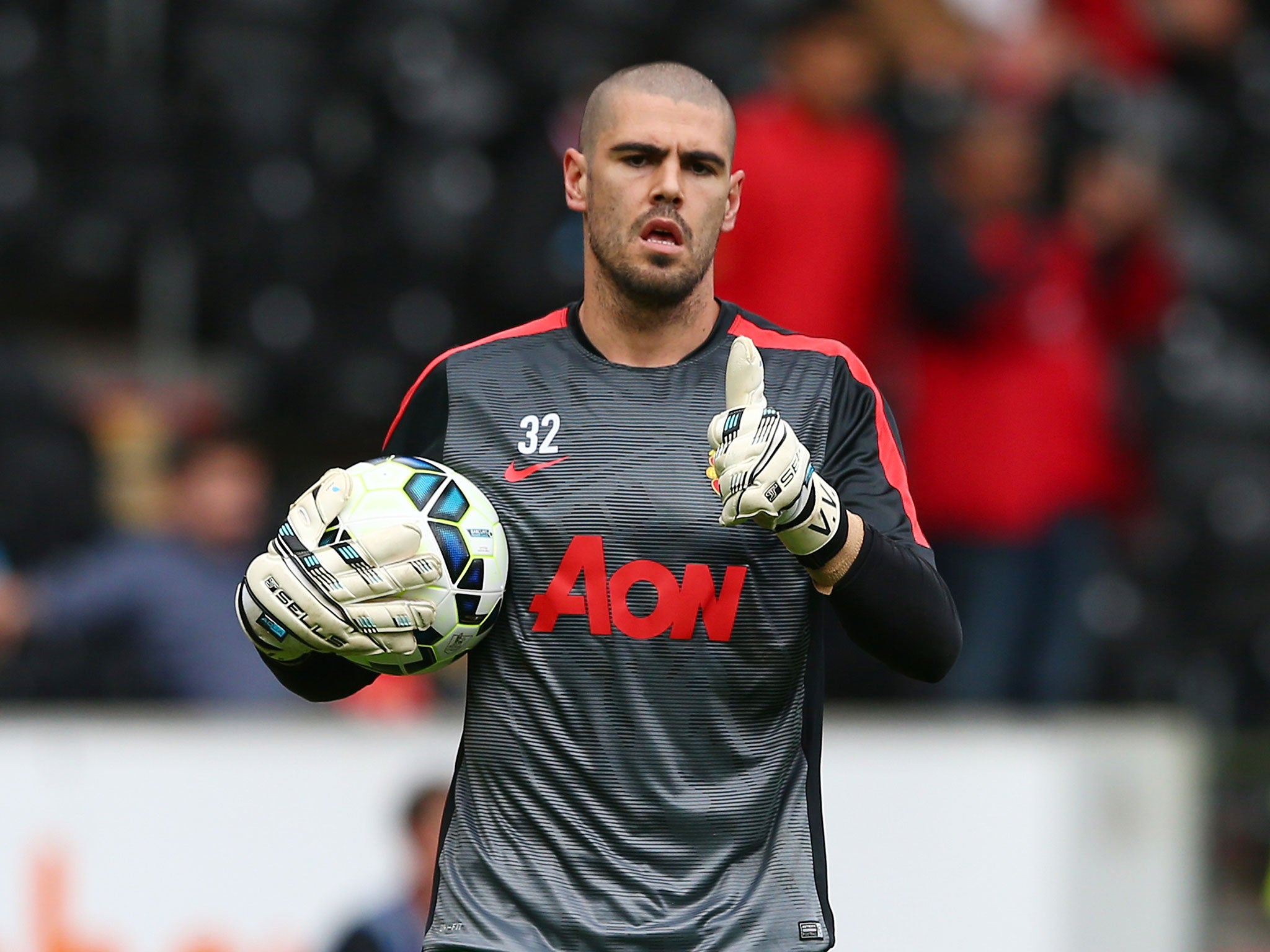 Victor Valdes struggled to make an impression at Old Trafford