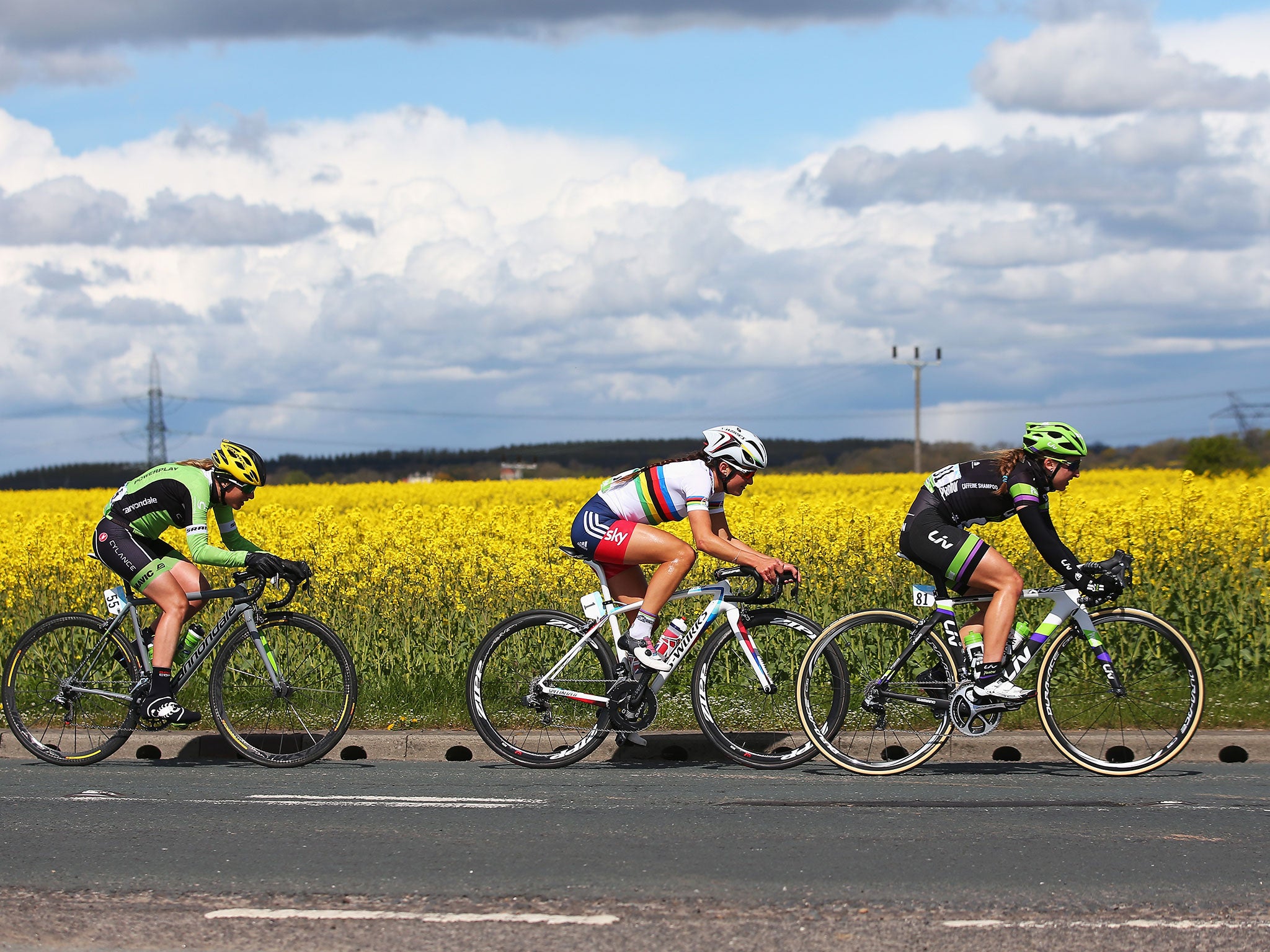 Lizzie Armitstead on the Tour de Yorkshire