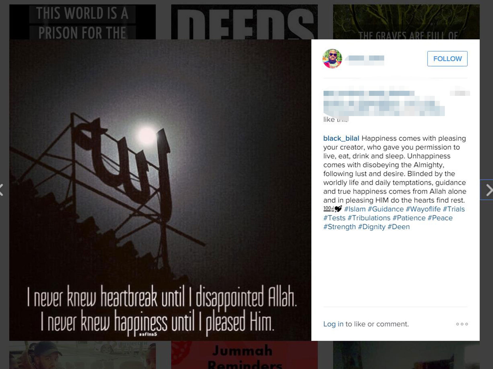 Posts on Harry Sarfo's Instagram page hinted at his growing radicalisation in the months before he travelled to Syria