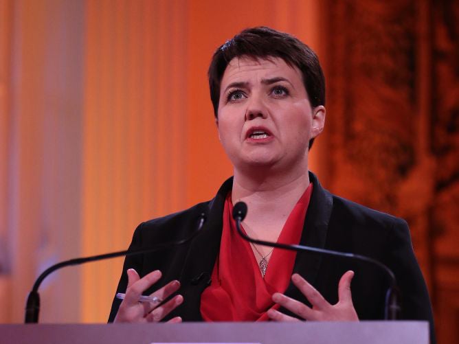 Scottish Conservative leader Ruth Davidson