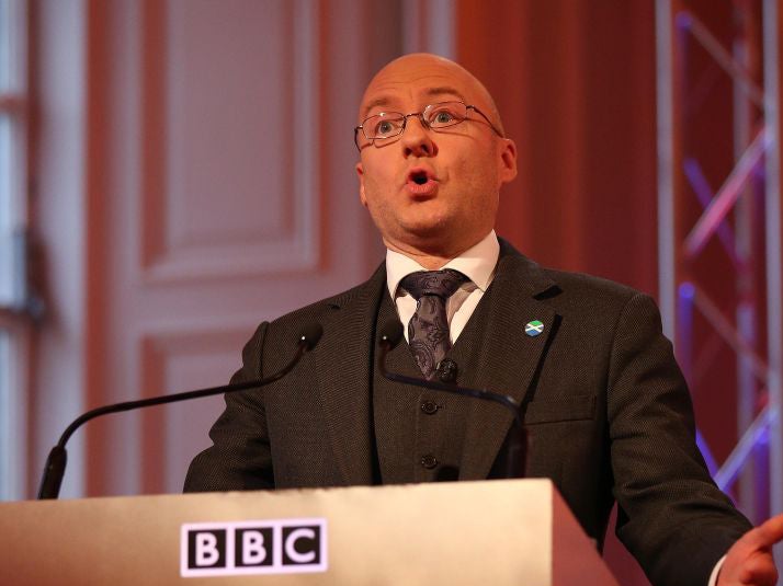 Scottish Green Party co-convener Patrick Harvie