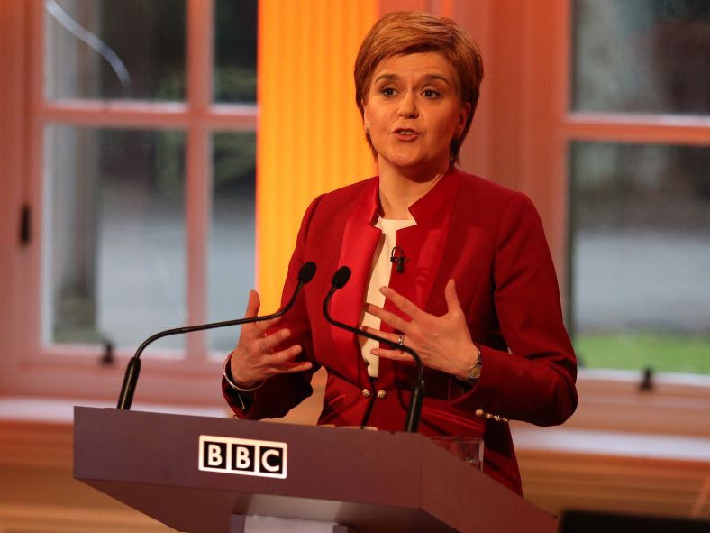 Scottish National Party leader Nicola Sturgeon