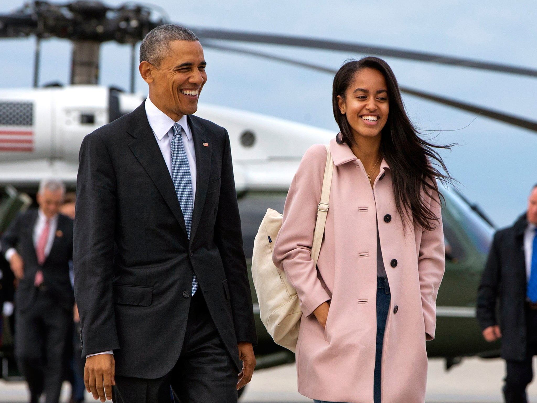 Ms Obama was simply letting her hair down and having a good time