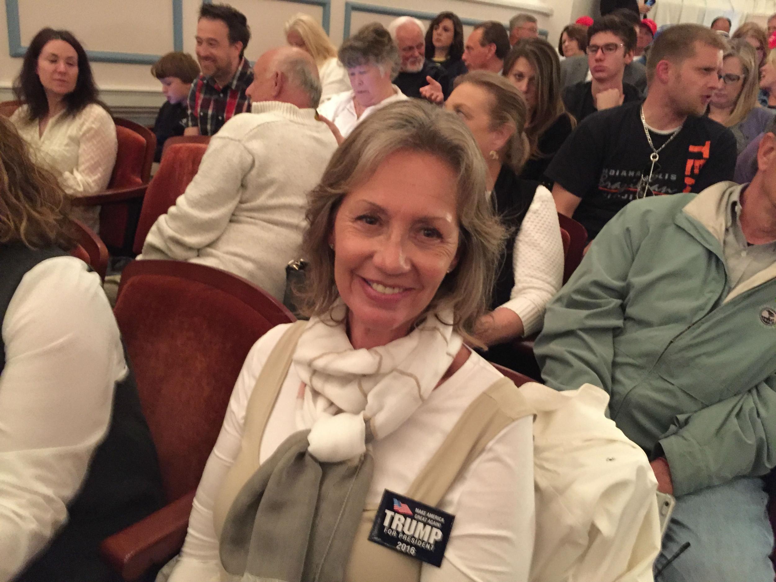 Pamela Sasse said she thought Mr Trump would be like Ronald Reagan (Andrew Buncombe )