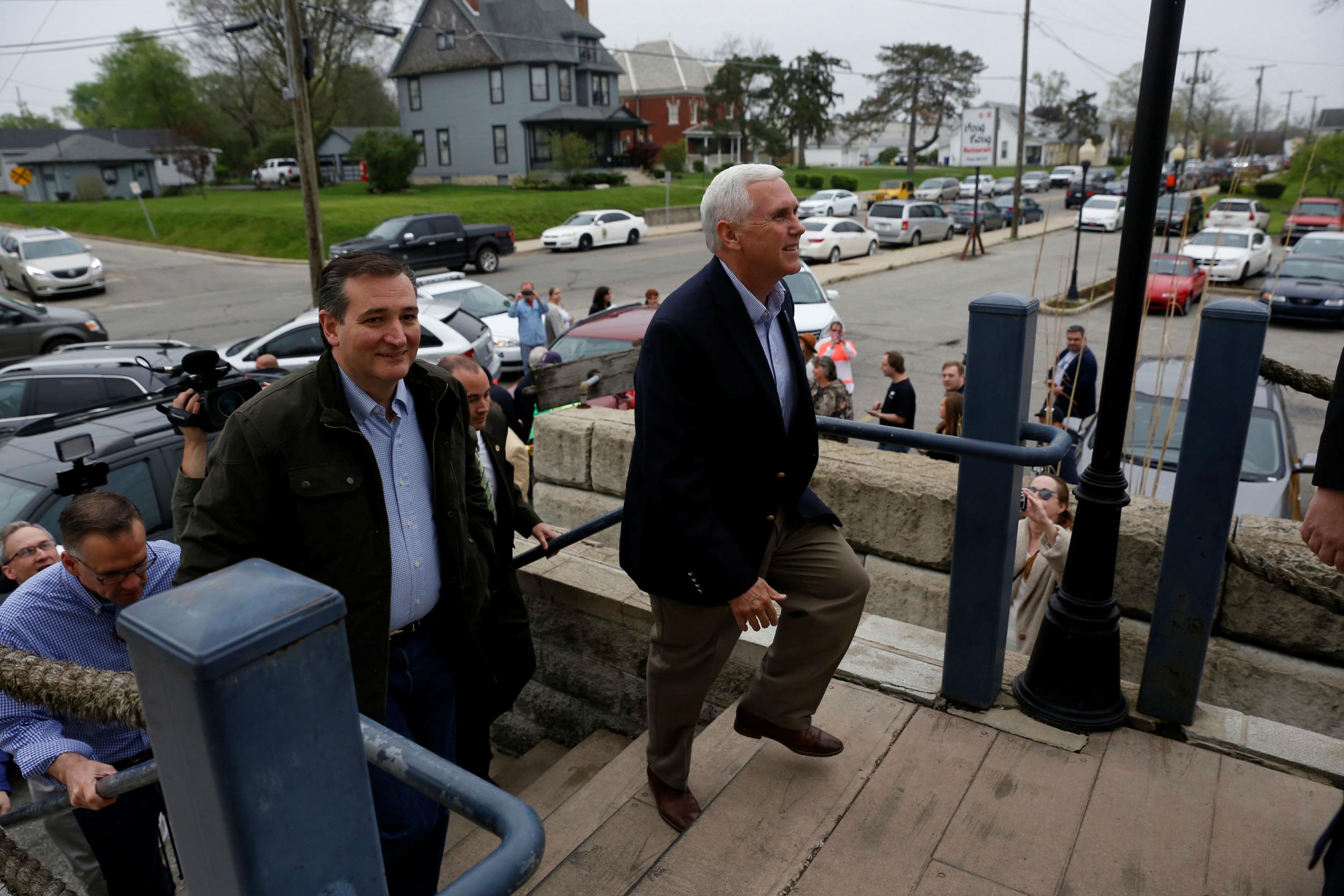 Governor Pence and Senator Cruz have been campaigning ahead of Tuesday's primary