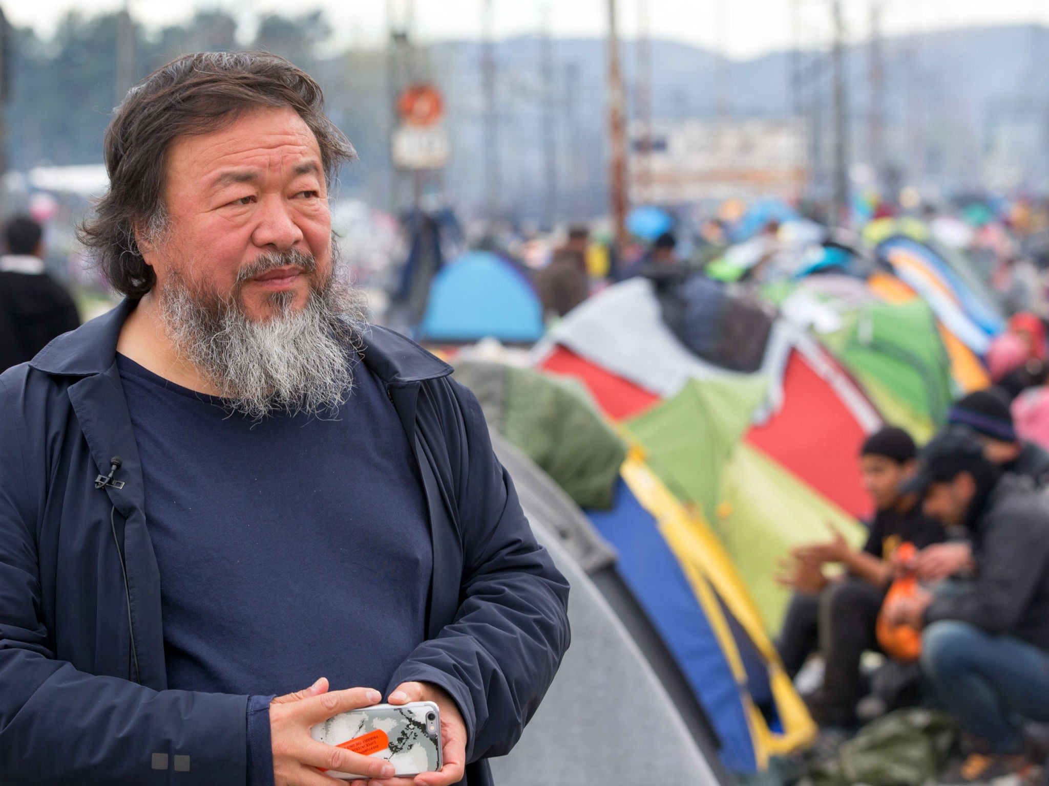 Ai Weiwei has been volunteering at the Idomeni refugee camp on the Greek-Macedonian border