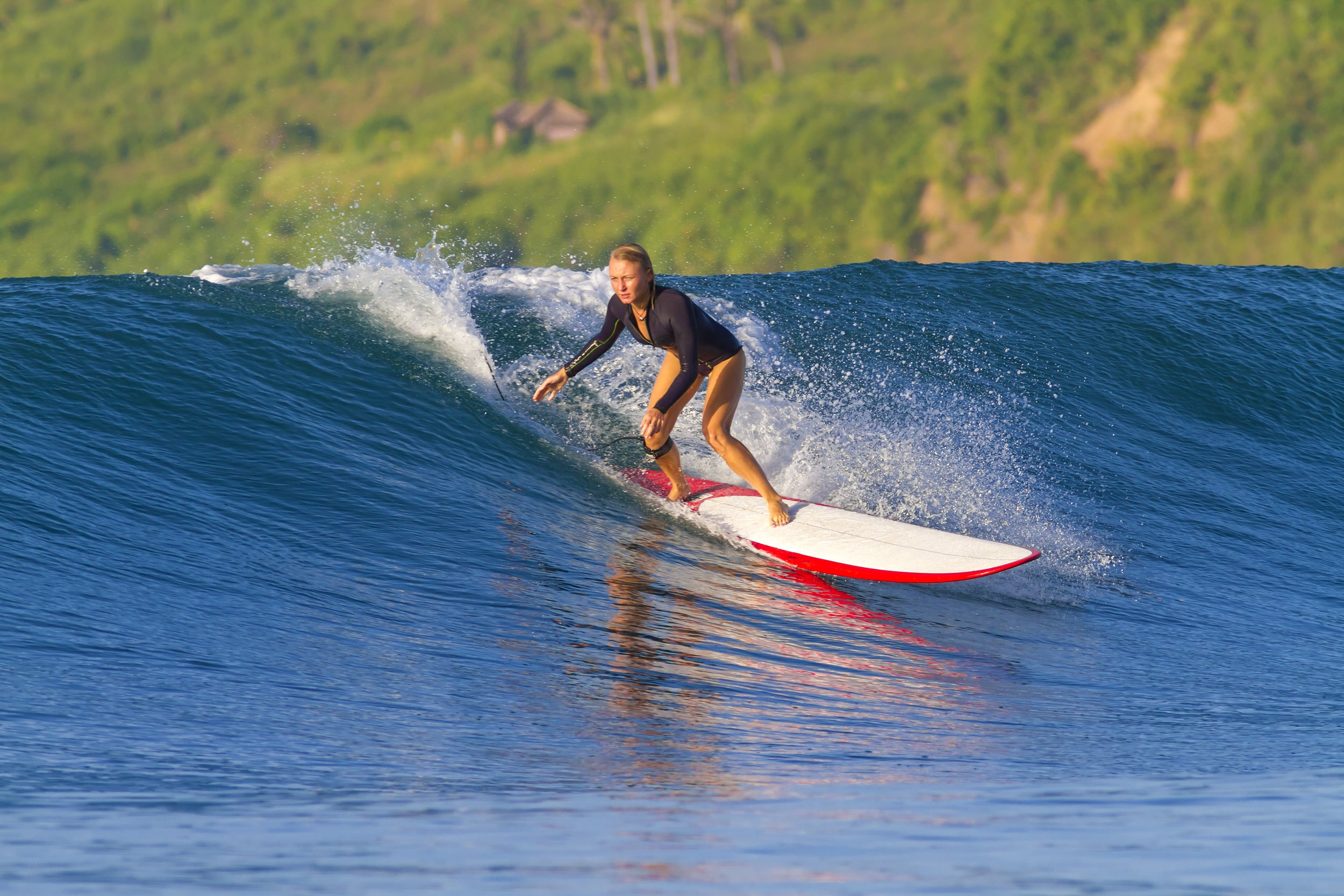 Surfing in Lombok